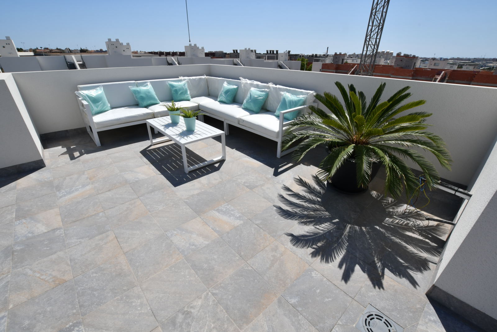 Terrace in low_bungalow for sale in San Miguel de Salinas