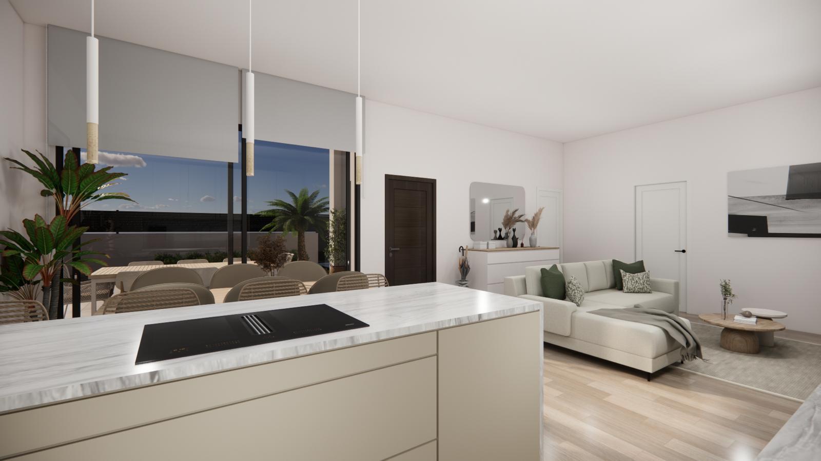 Master bedroom in villa for sale in Ciudad Quesada