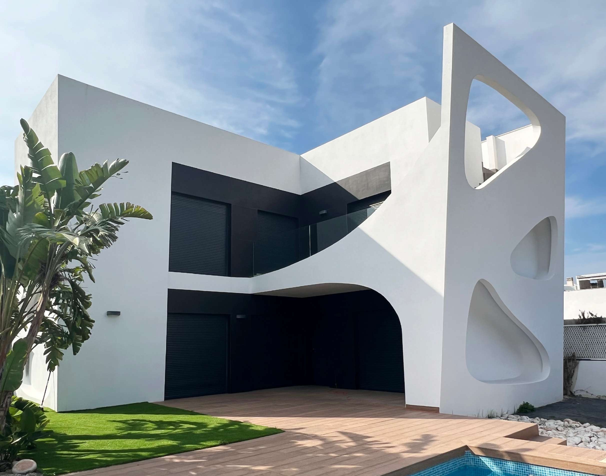 Terrace in villa for sale in Ciudad Quesada