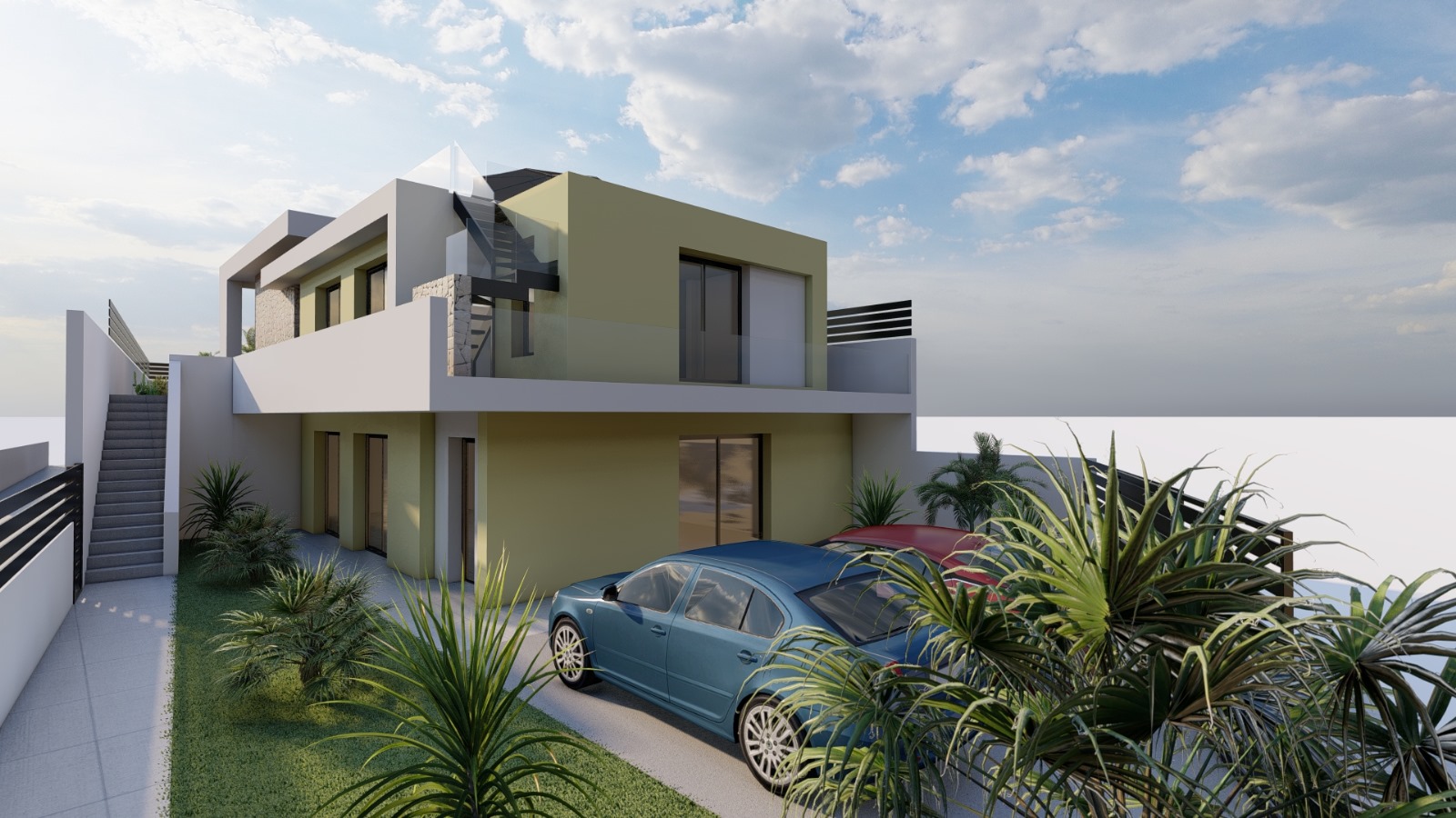 Terrace in villa for sale in Torrevieja