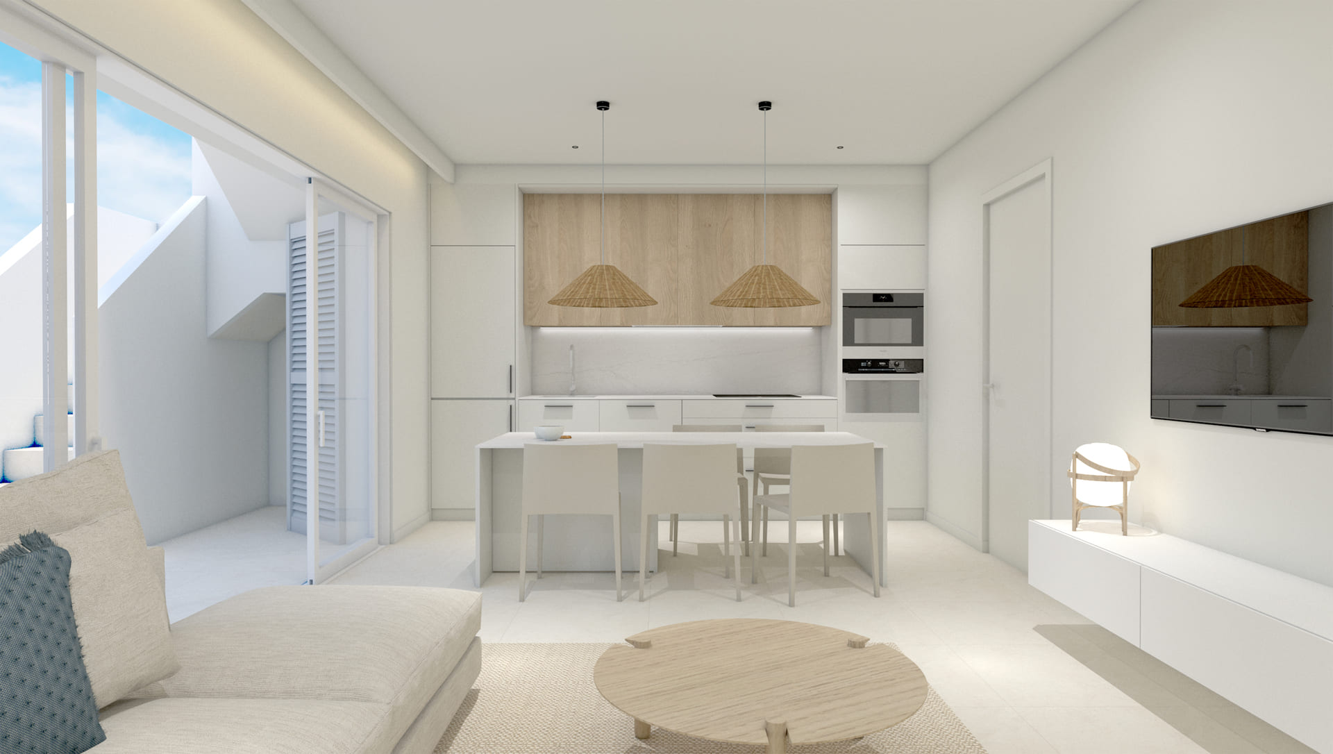 Dining area in low_bungalow for sale in Torre de la Horadada