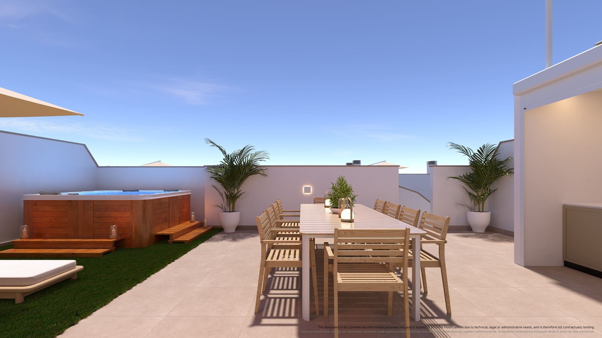 Dining area in low_bungalow for sale in Torre de la Horadada
