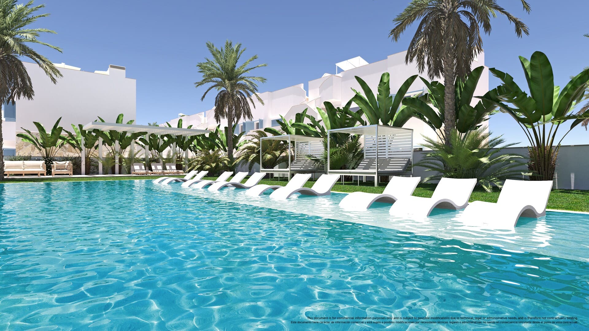 Garden in low_bungalow for sale in Torre de la Horadada