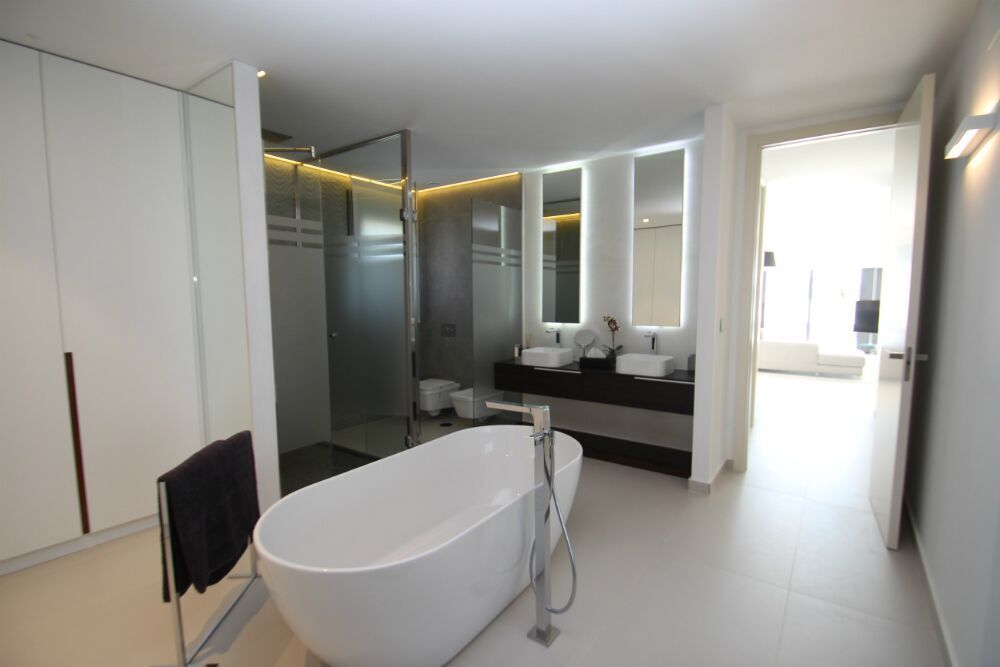 Living room in villa for sale in San Miguel de Salinas