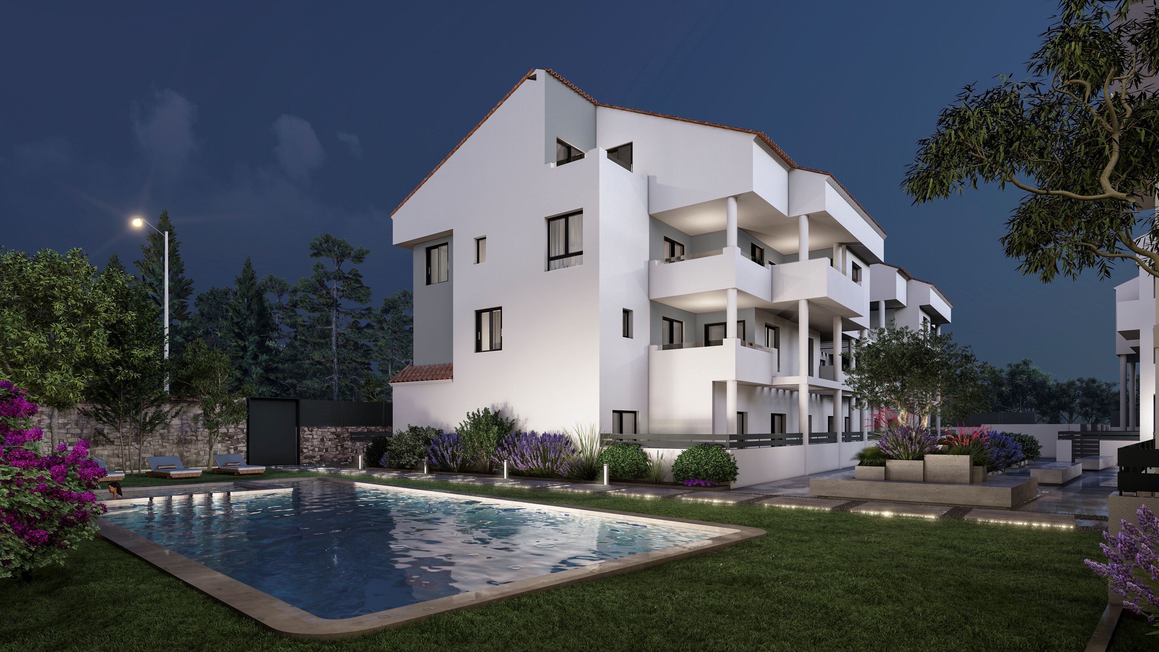 Master bedroom in apartment for sale in Jávea