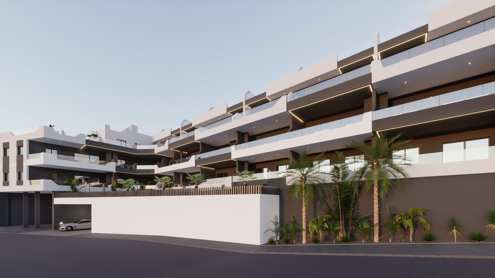 Garden in penthouse for sale in Benijófar
