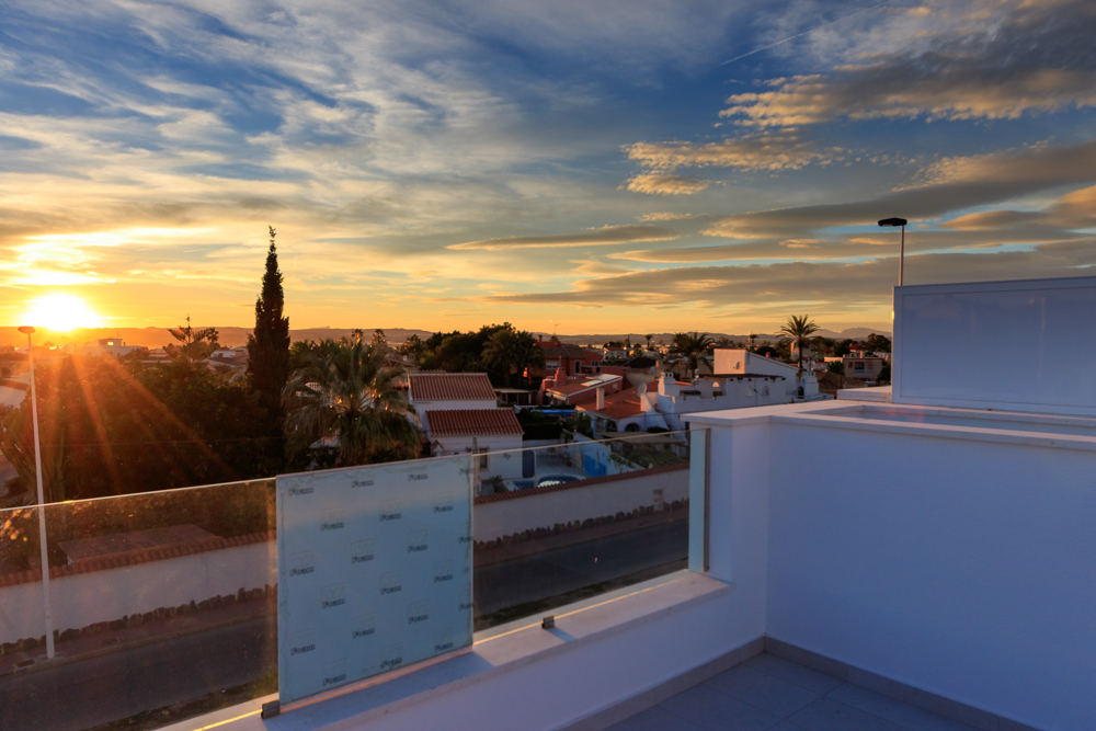 Master bedroom in terraced for sale in Pilar de la Horadada
