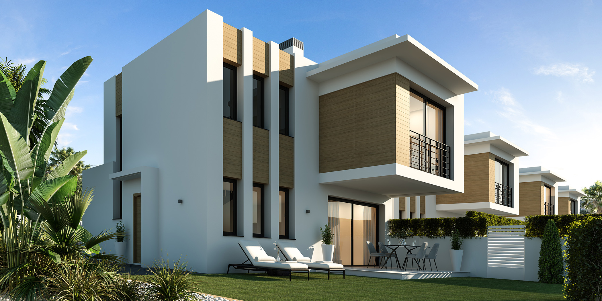 Located in the beautiful town of Dénia, this exclusive residential complex offers 15 homes designed