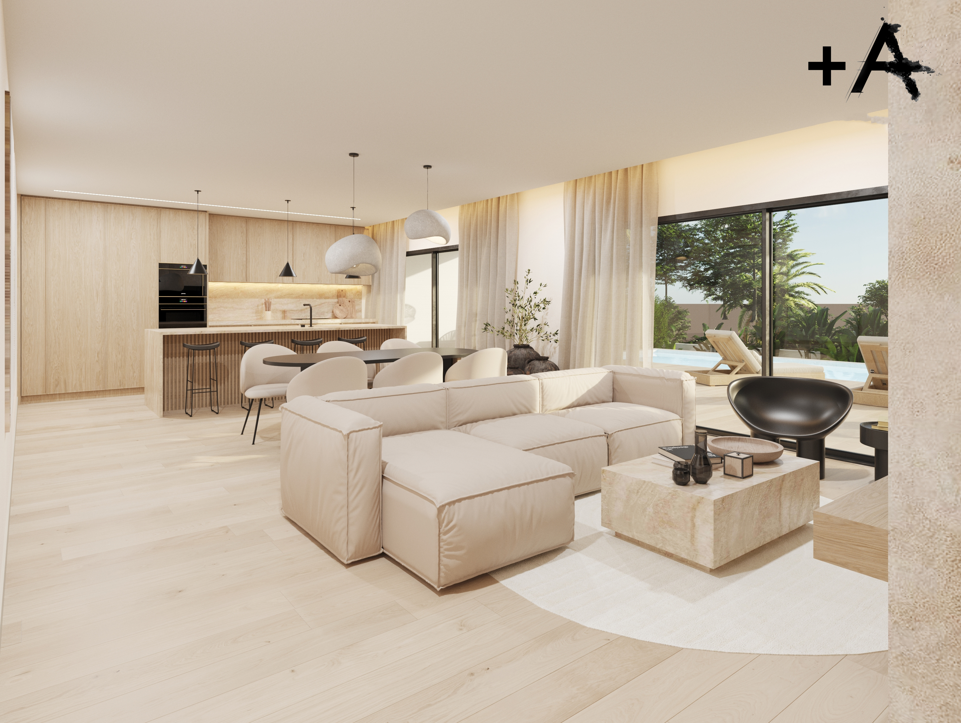 Exterior view in villa for sale in Polop