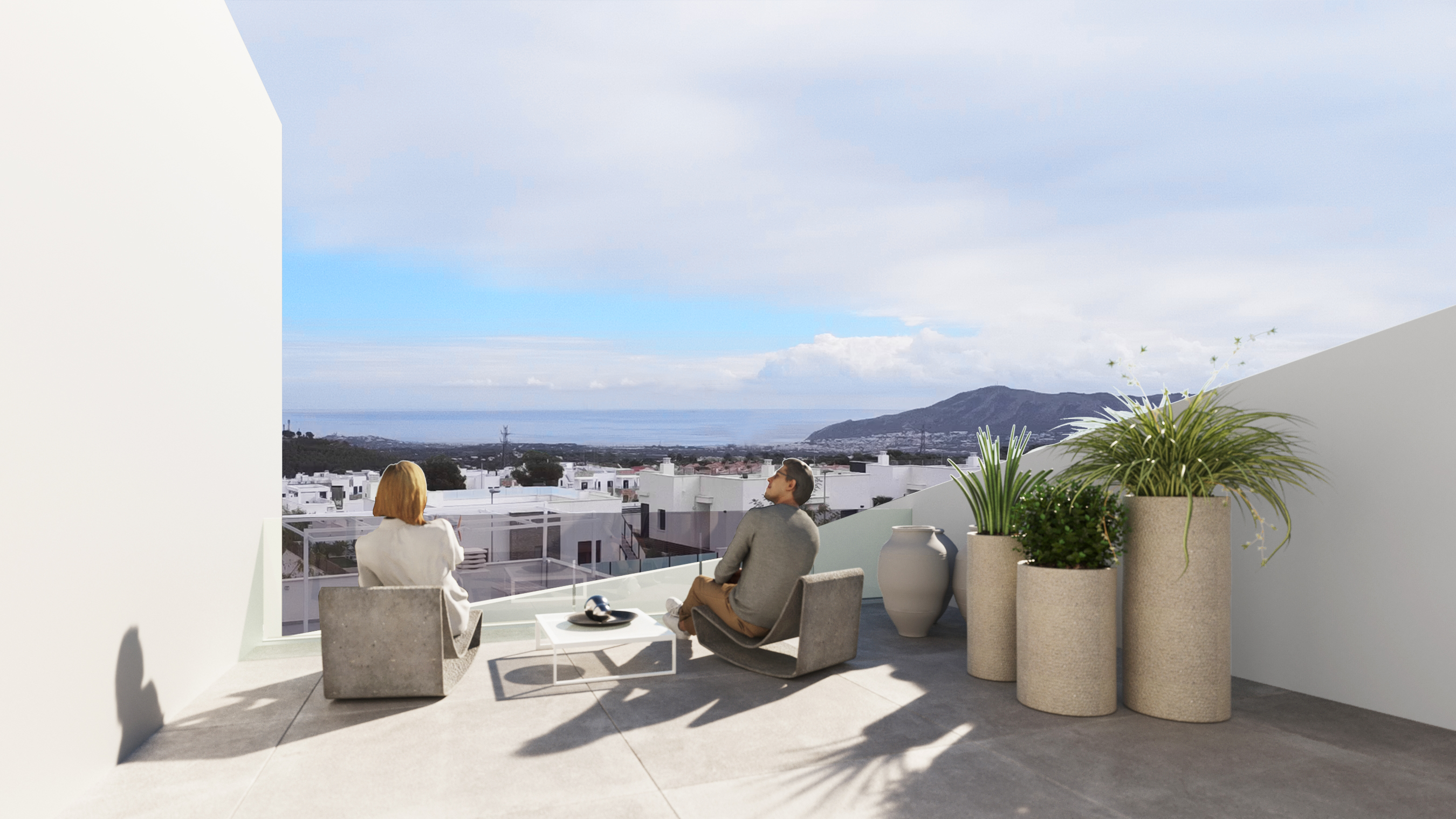 Terrace in villa for sale in Polop