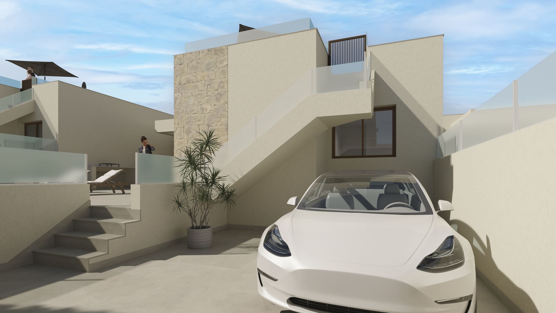 Located in the charming town of Rojales, this residential complex offers 14 detached homes designed