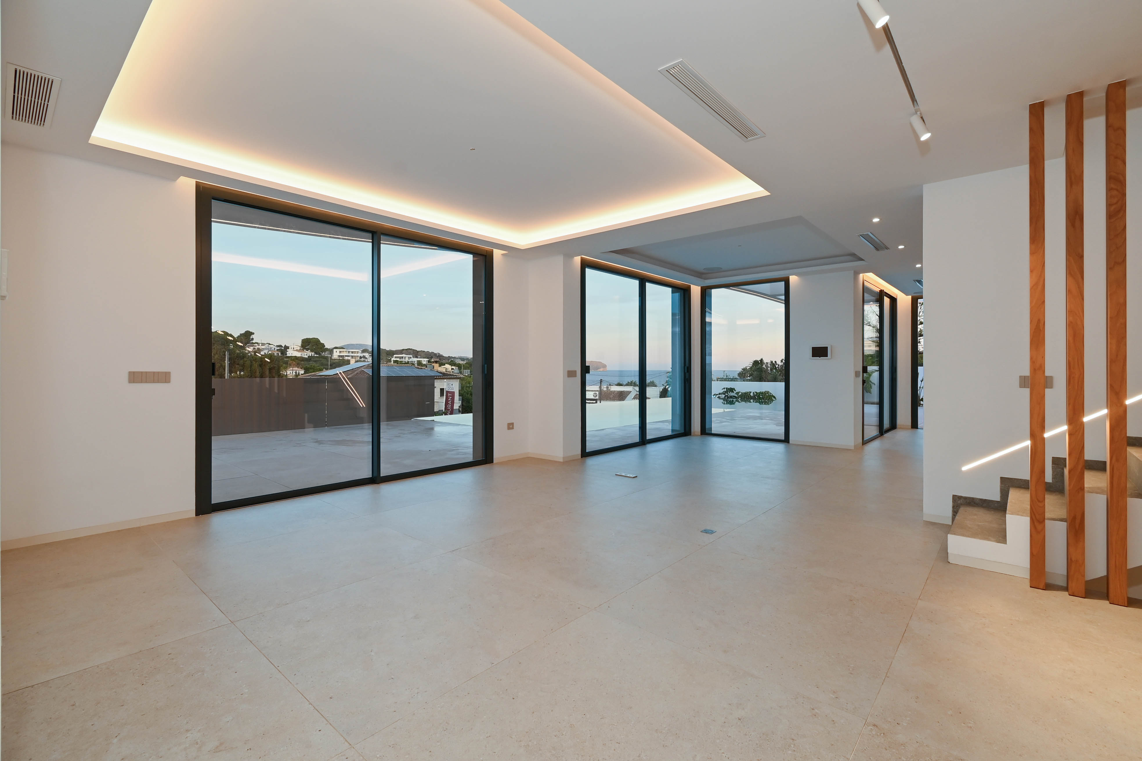 Master bedroom in villa for sale in Benissa