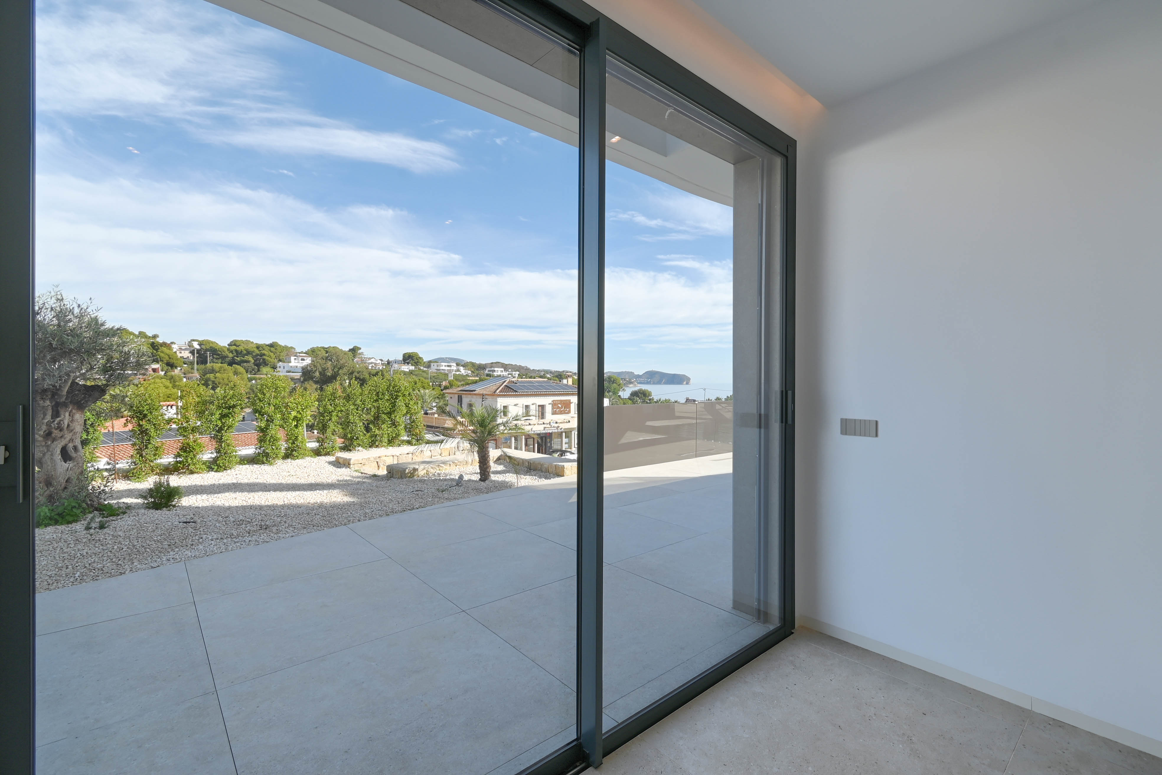 Master bedroom in villa for sale in Benissa
