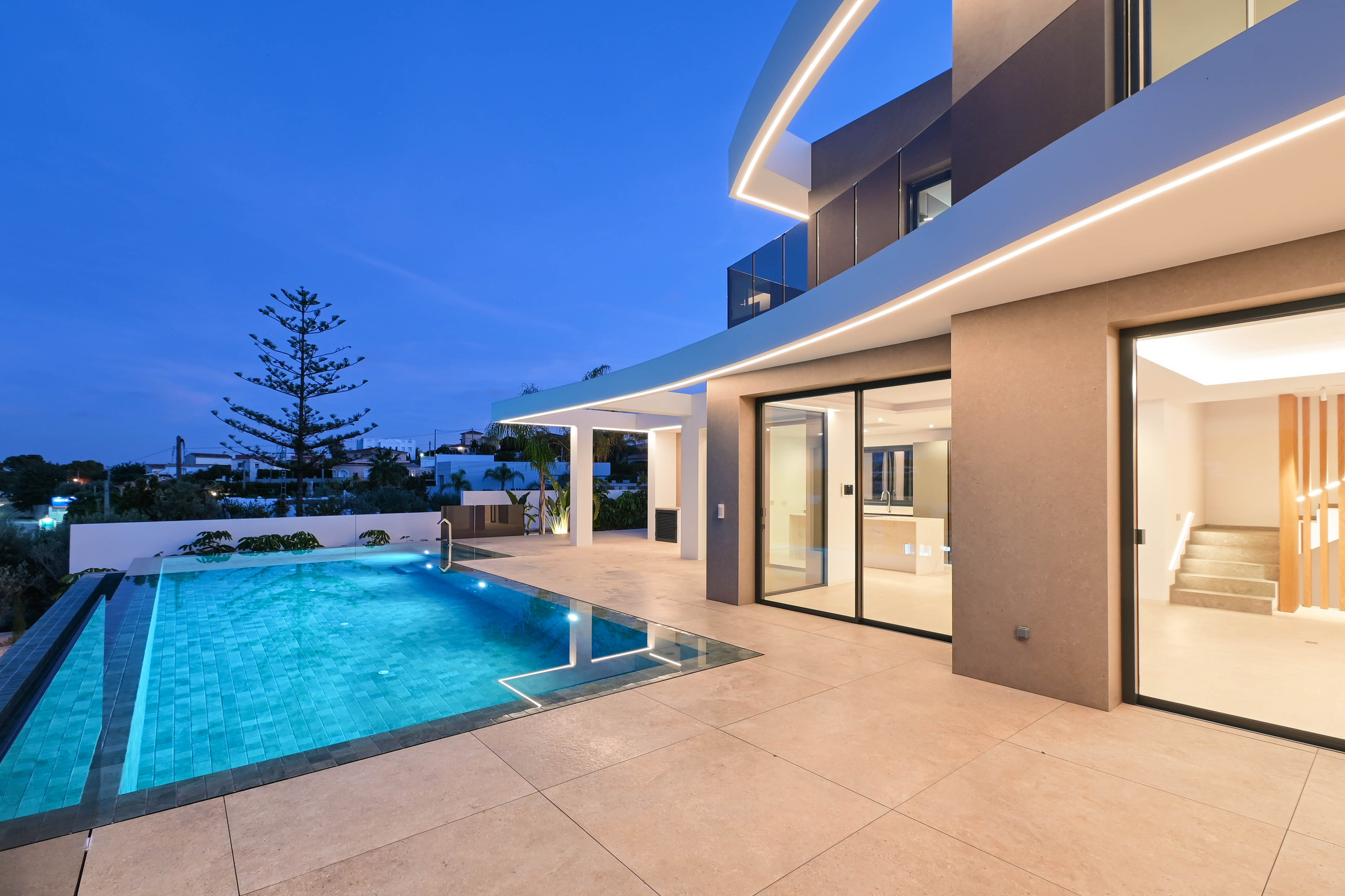Dining area in villa for sale in Benissa