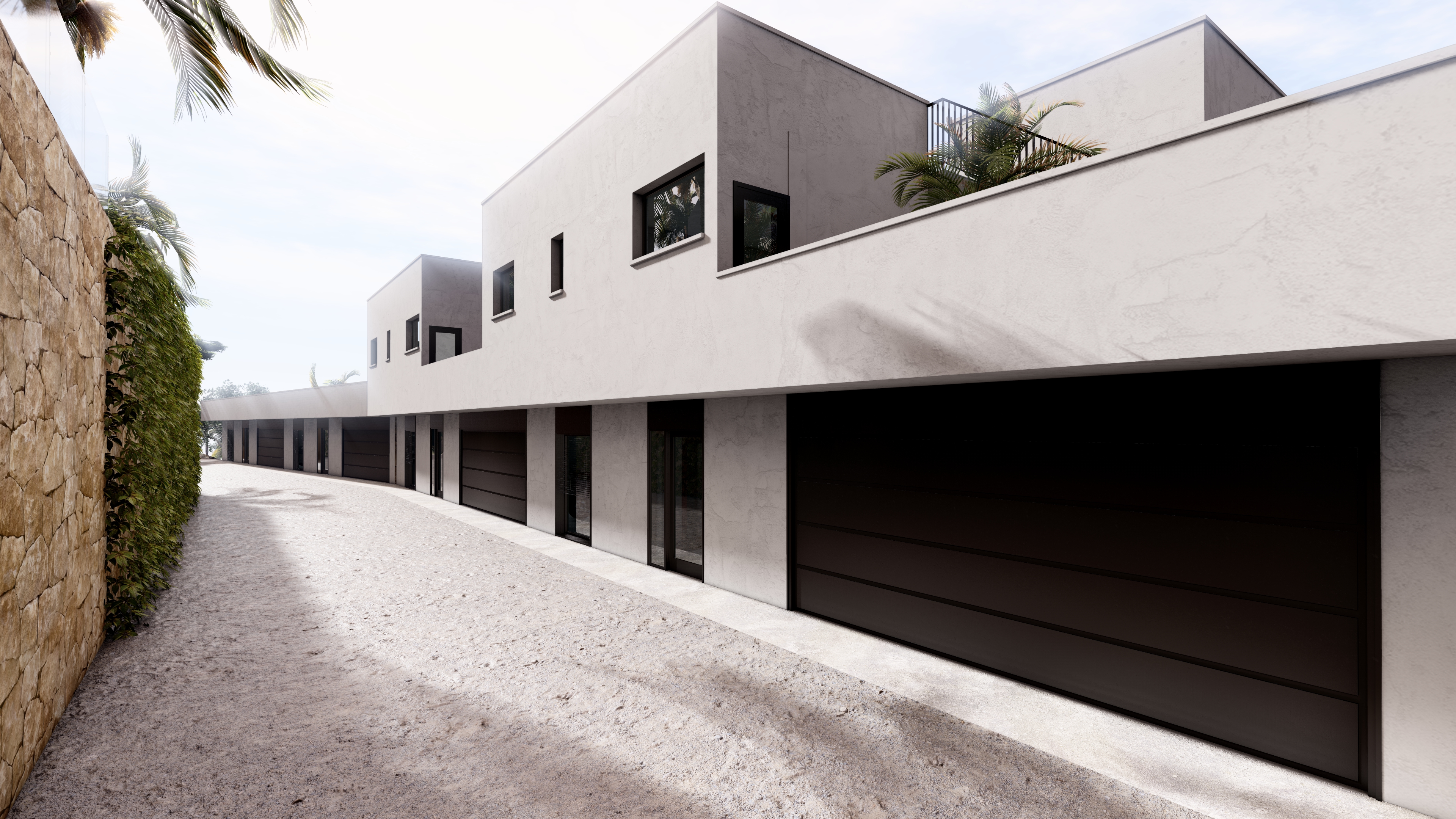 Master bedroom in villa for sale in Altea