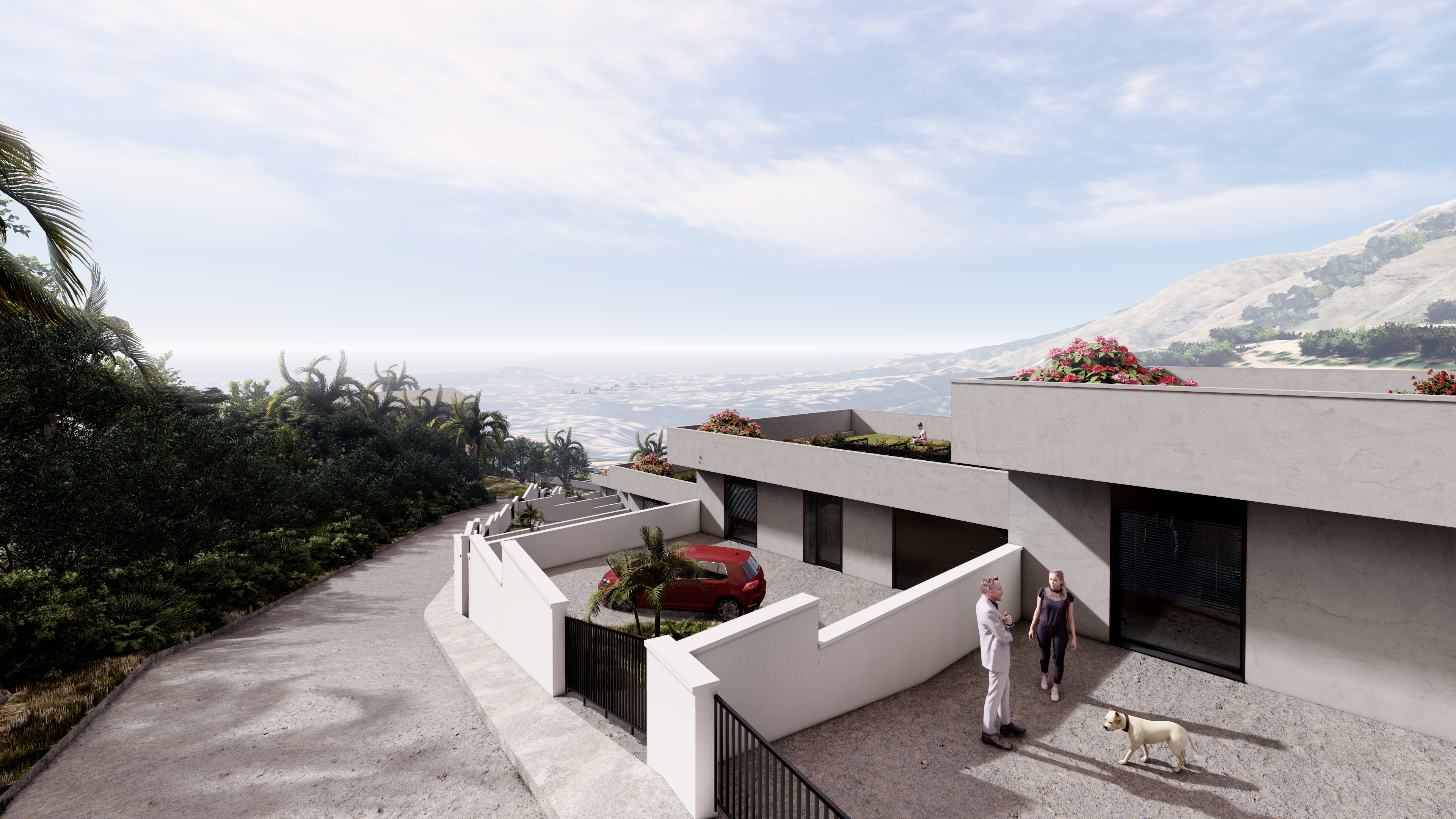 Terrace in villa for sale in Altea