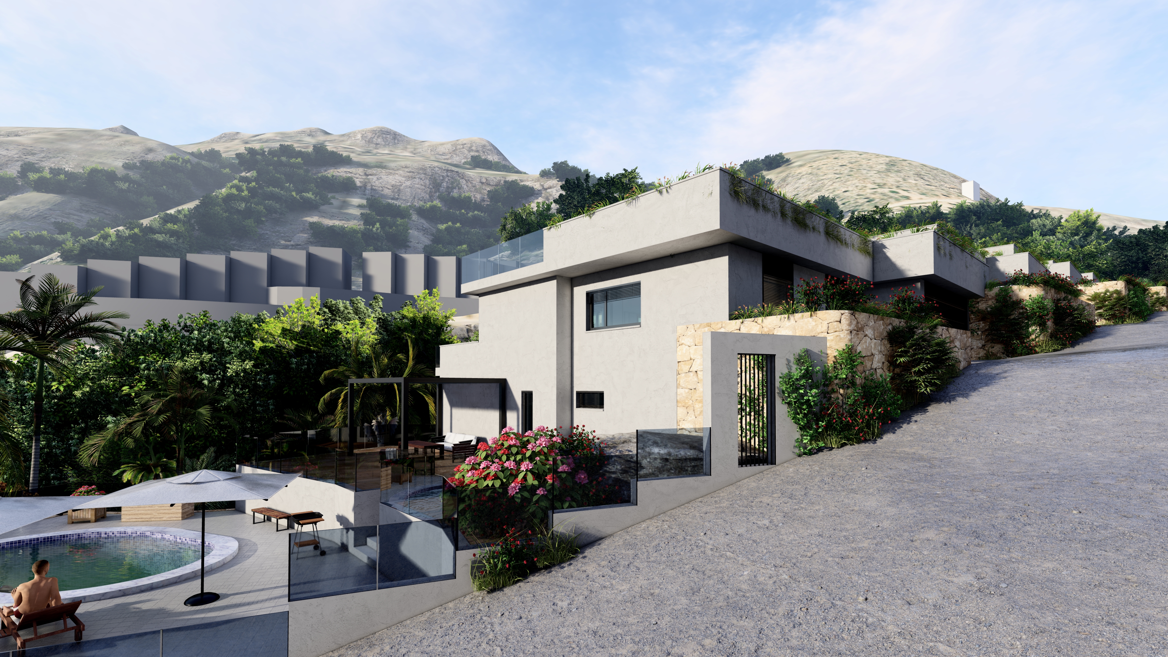 Kitchen in villa for sale in Altea