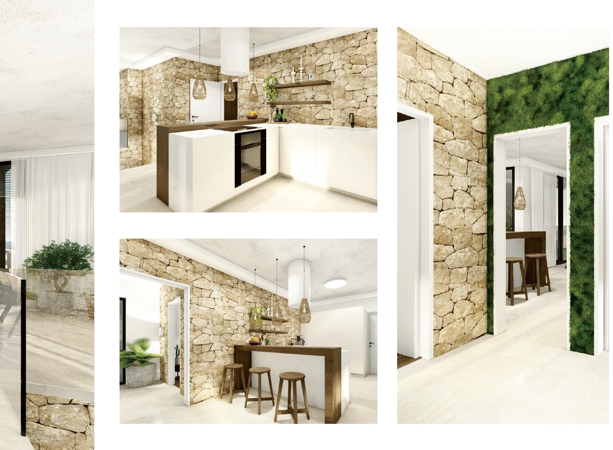 Master bedroom in villa for sale in Altea