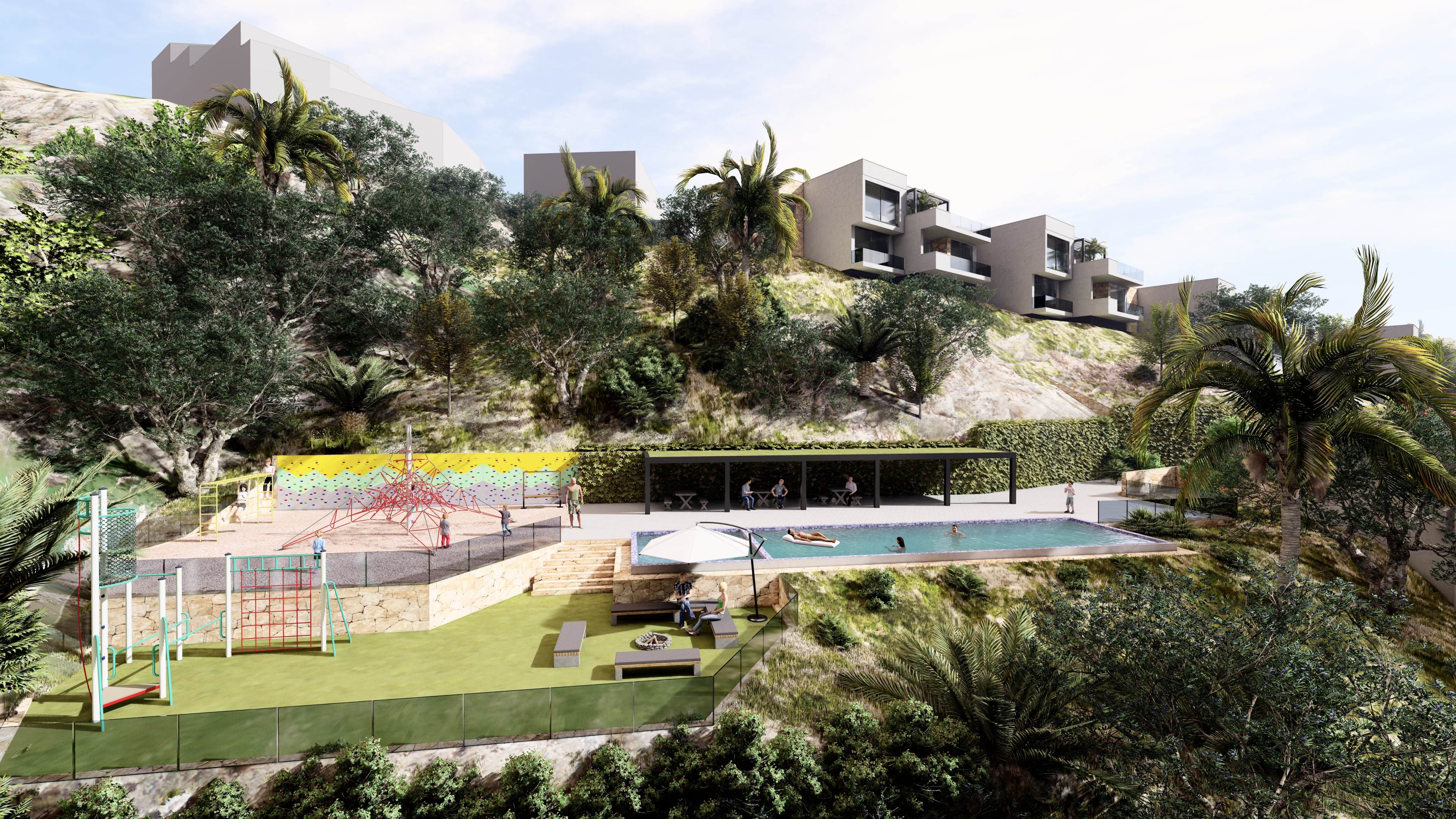Terrace in villa for sale in Altea