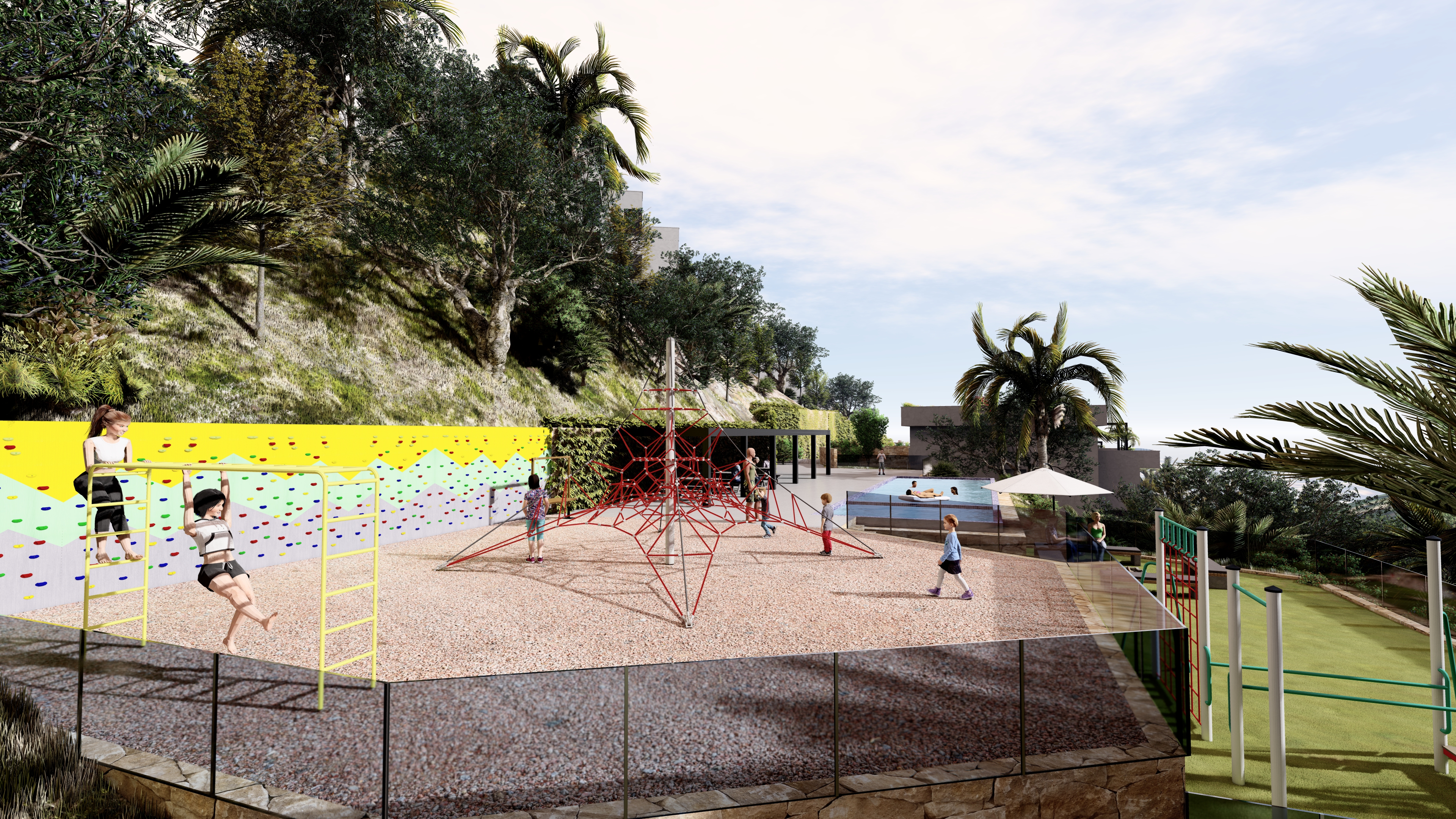 Garden in villa for sale in Altea