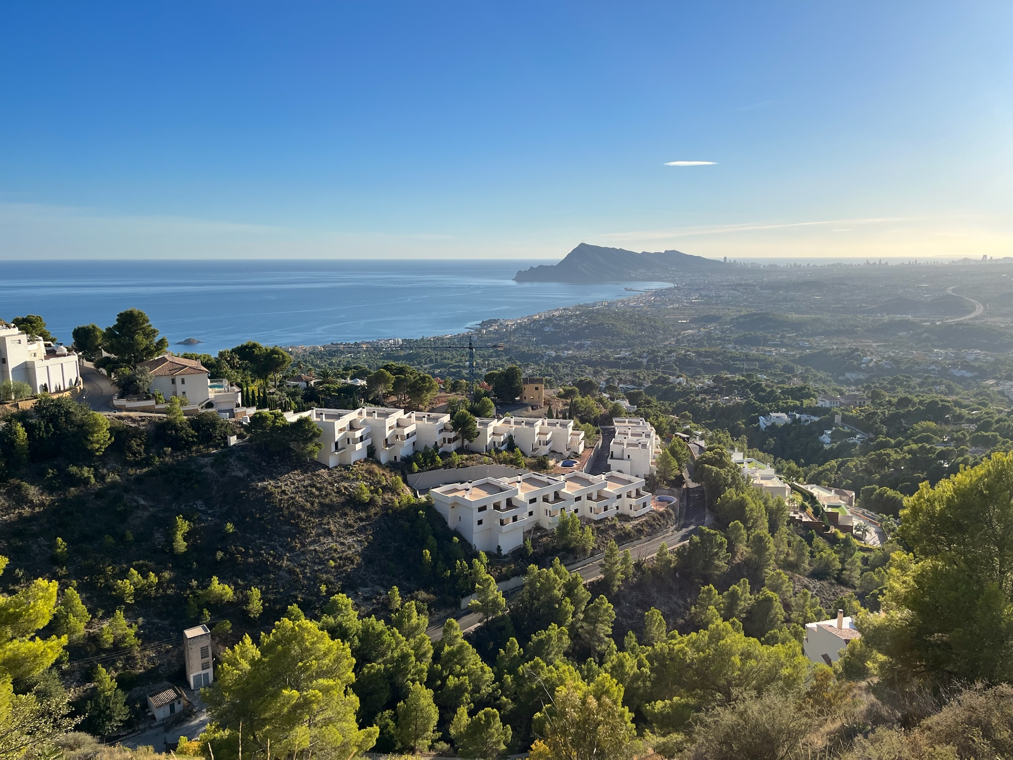 Dining area in villa for sale in Altea