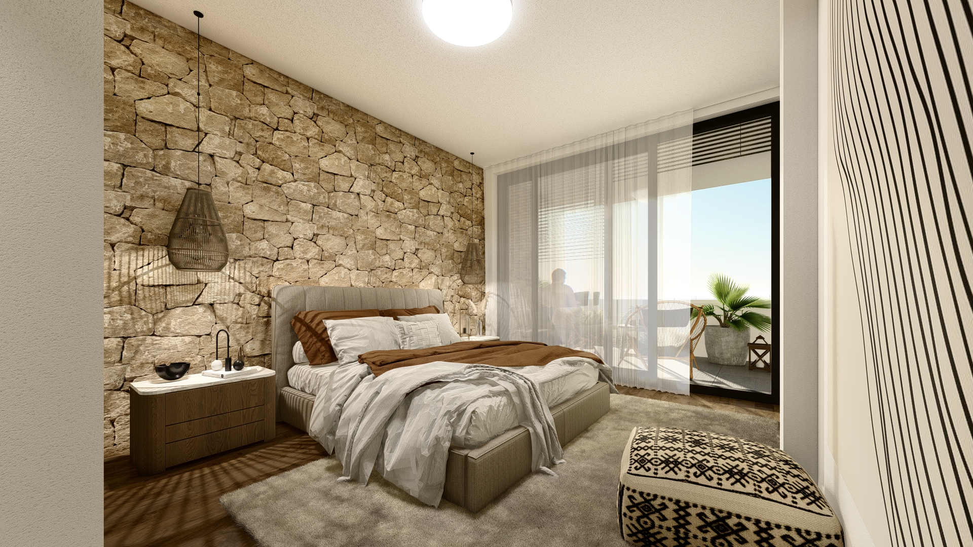 Exterior view in villa for sale in Altea