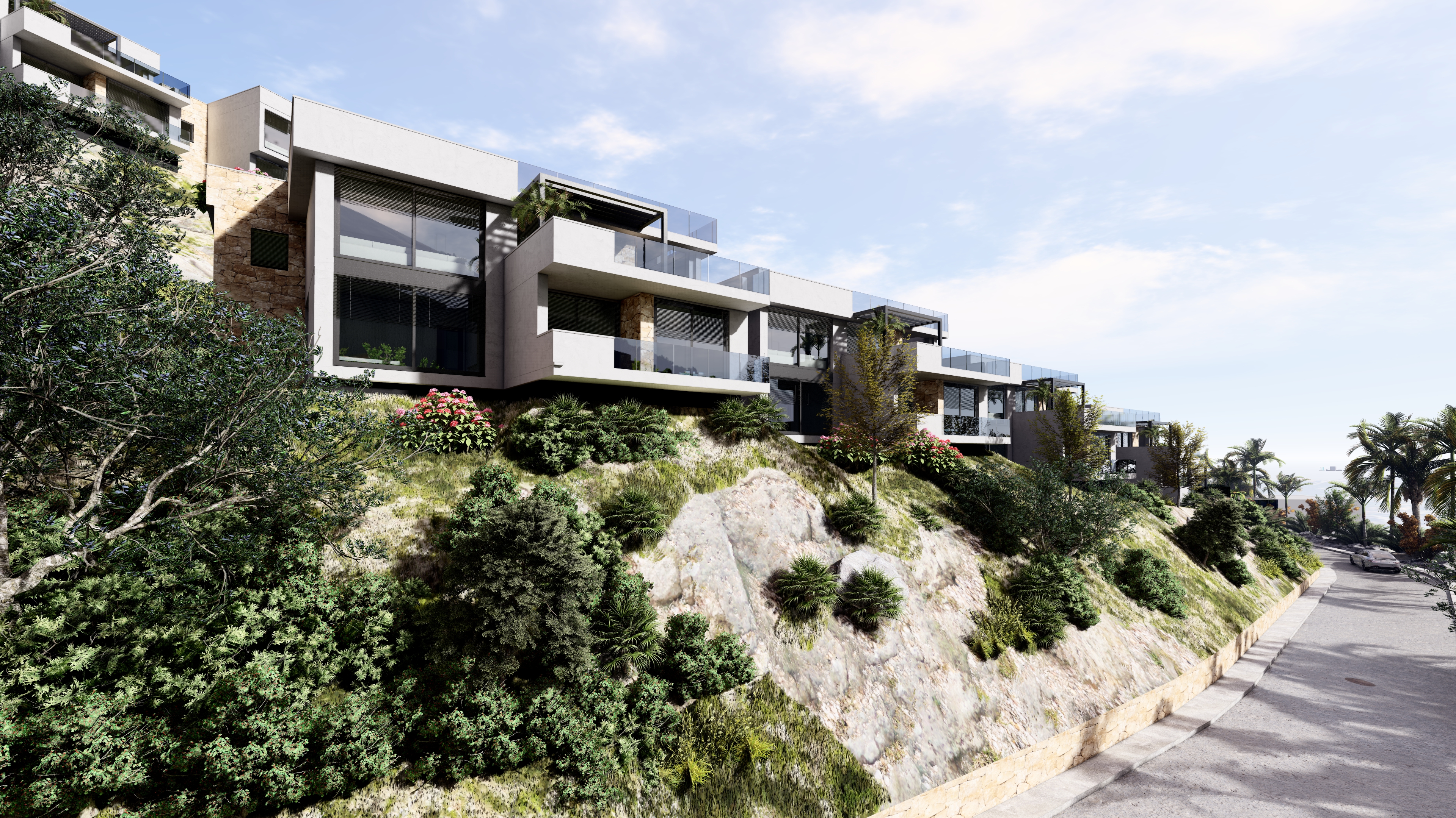 Garden in villa for sale in Altea