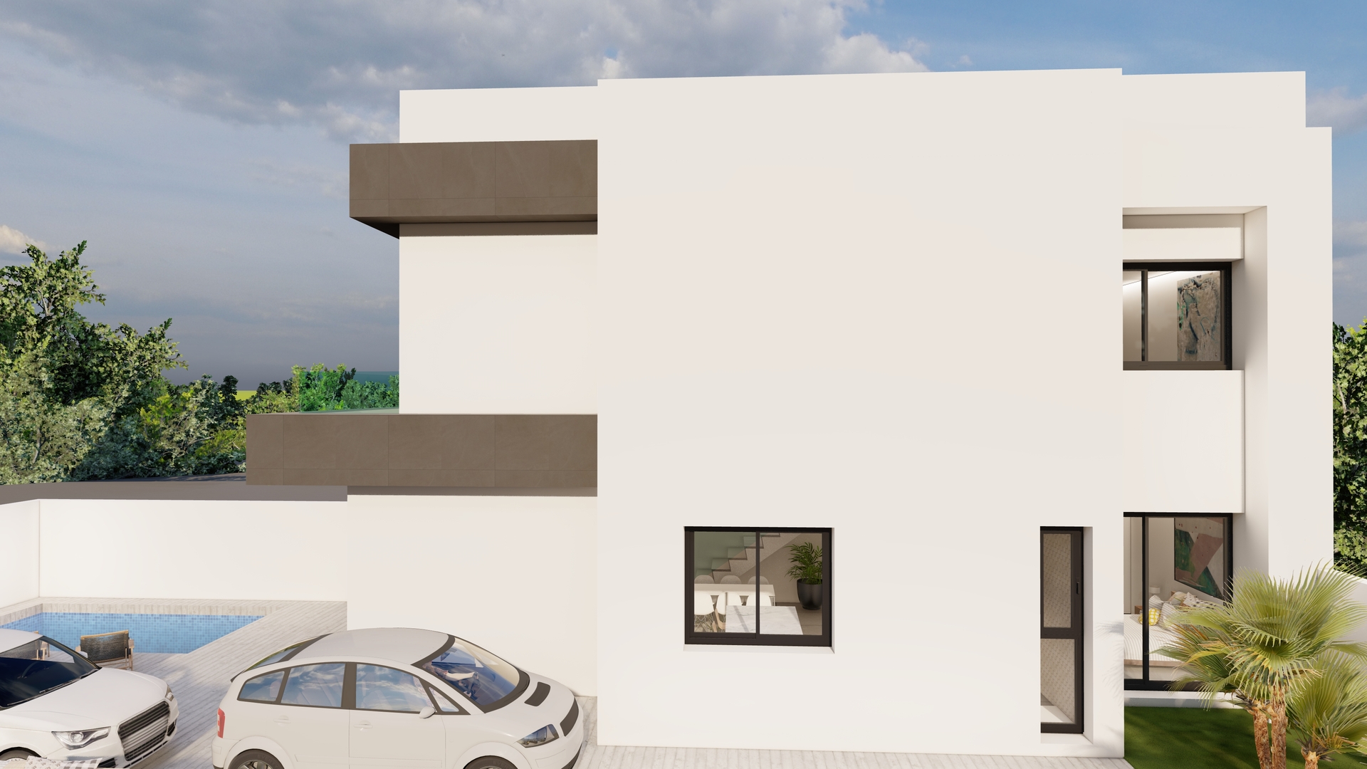 Dining area in villa for sale in Heredades