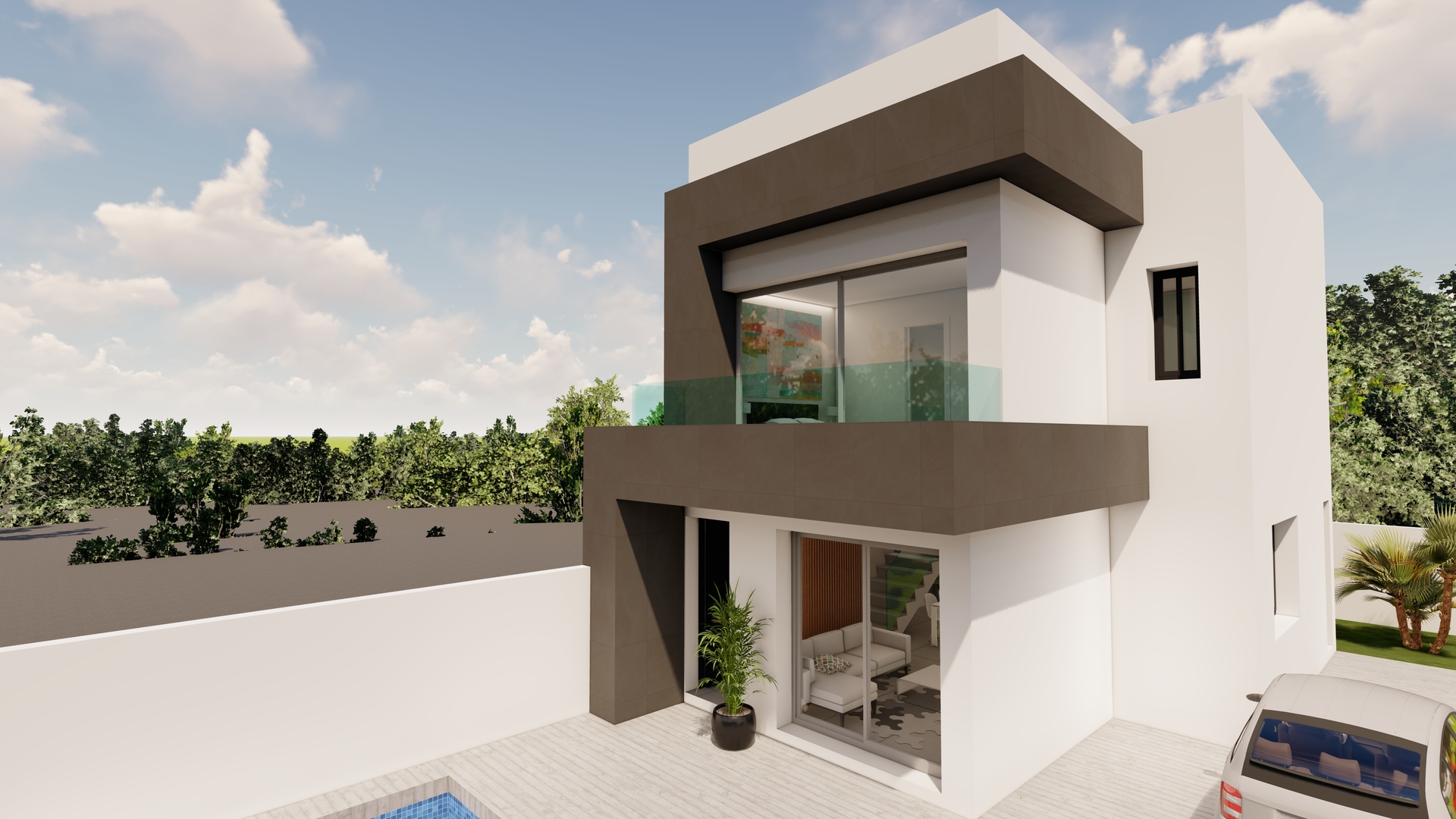 Bedroom in villa for sale in Heredades