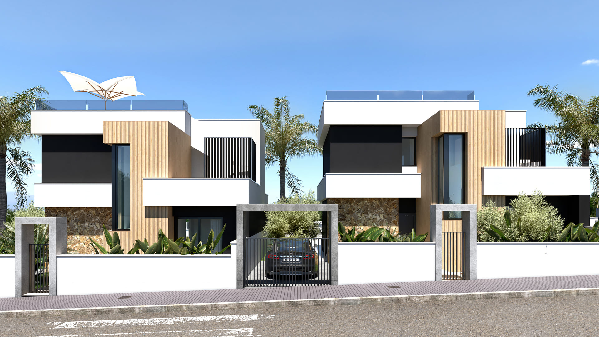 Exterior view in villa for sale in Ciudad Quesada