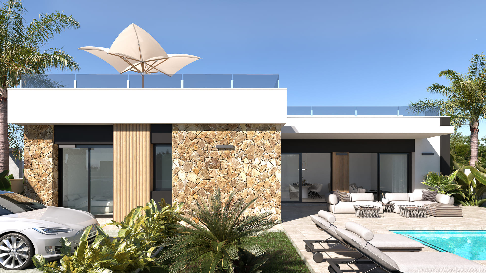 Exterior view in villa for sale in Ciudad Quesada