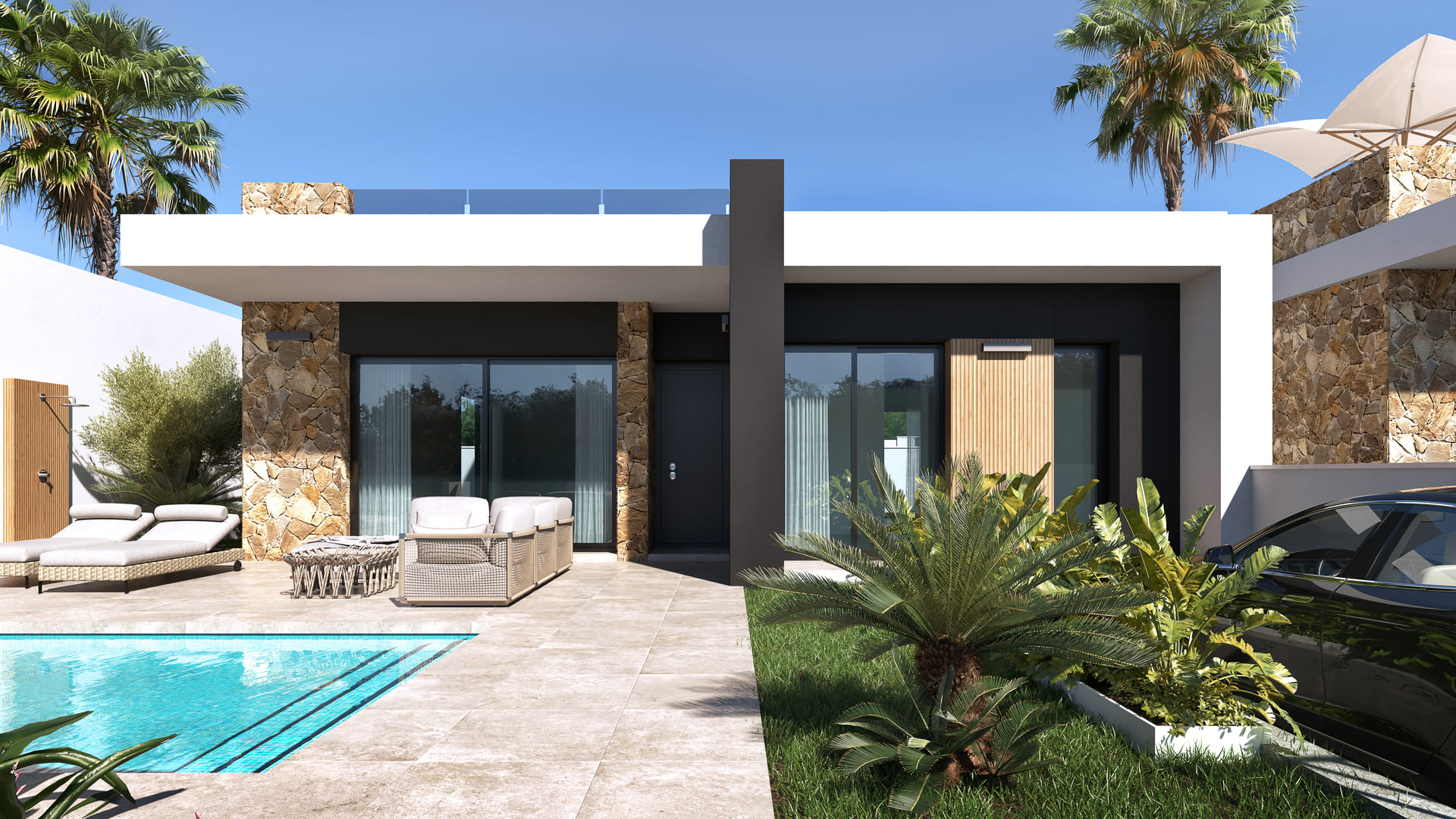 Living room in villa for sale in Ciudad Quesada