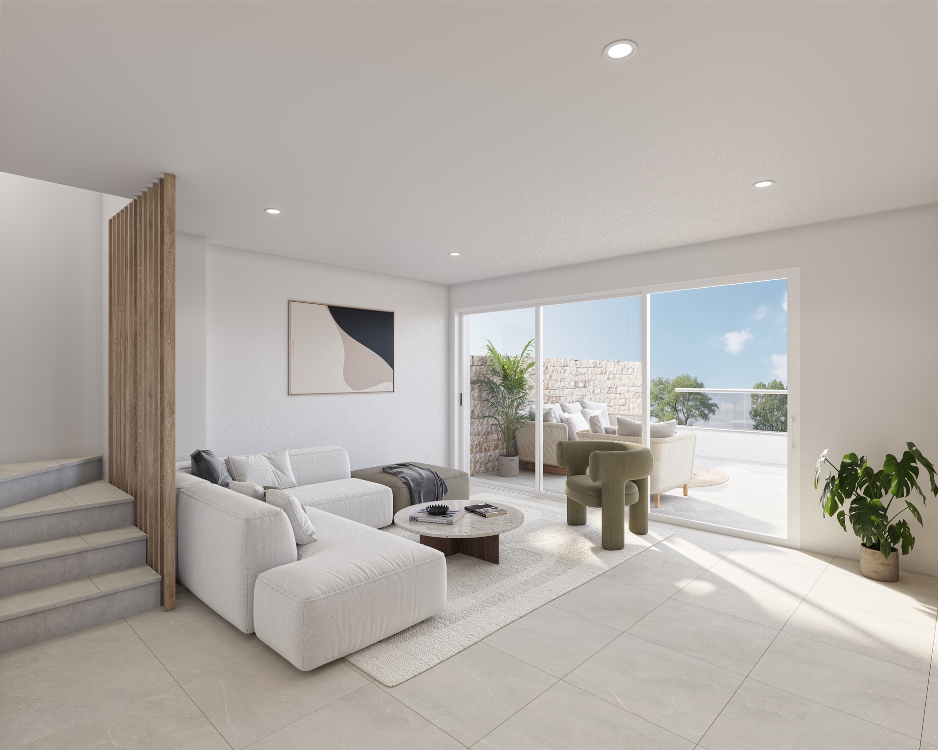 Pool area in high_bungalow for sale in Pilar de la Horadada