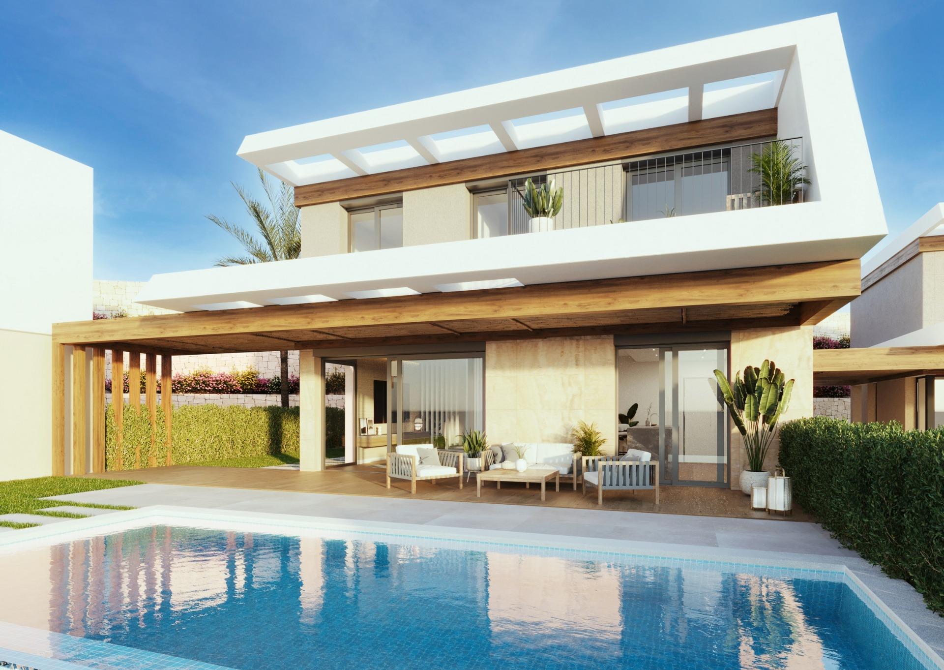 Living room in villa for sale in Polop