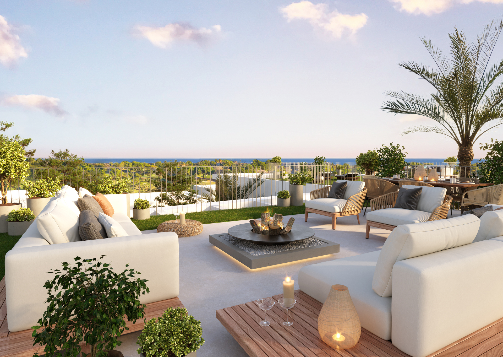 Master bedroom in villa for sale in Polop