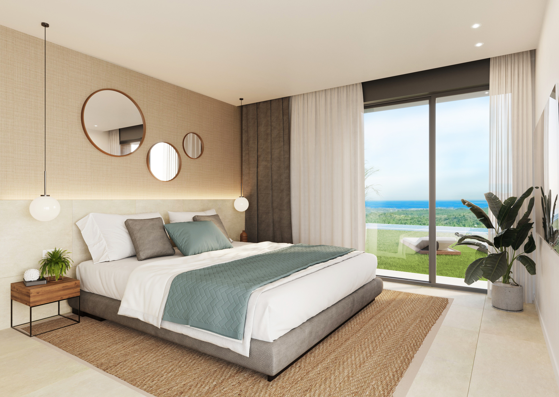 Bedroom in villa for sale in Polop