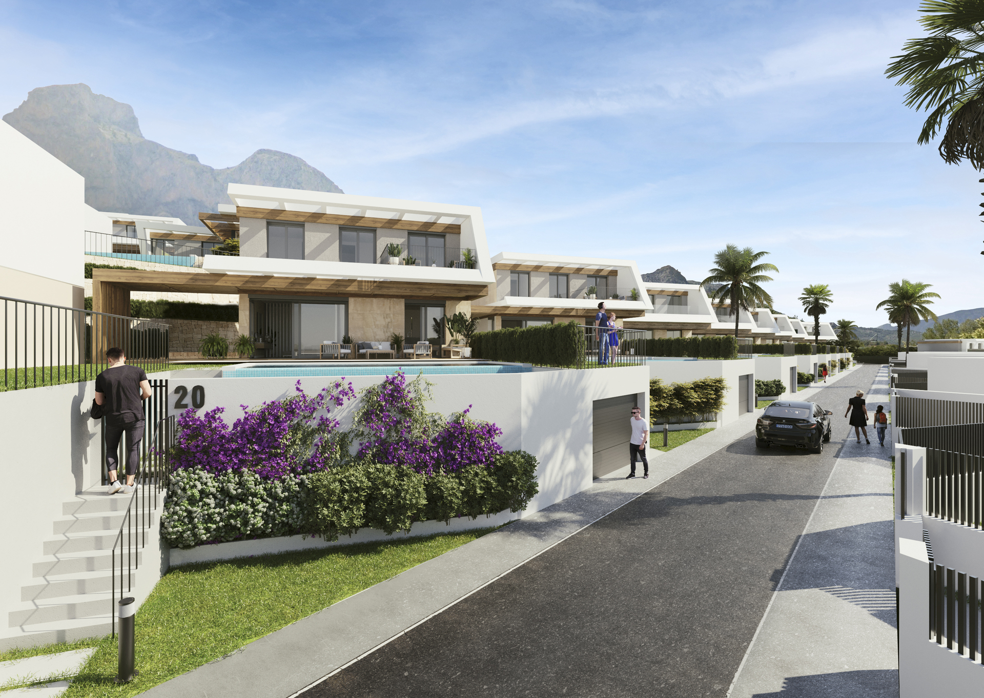 Located in the charming town of Polop, this exclusive community of 49 detached homes offers a privil