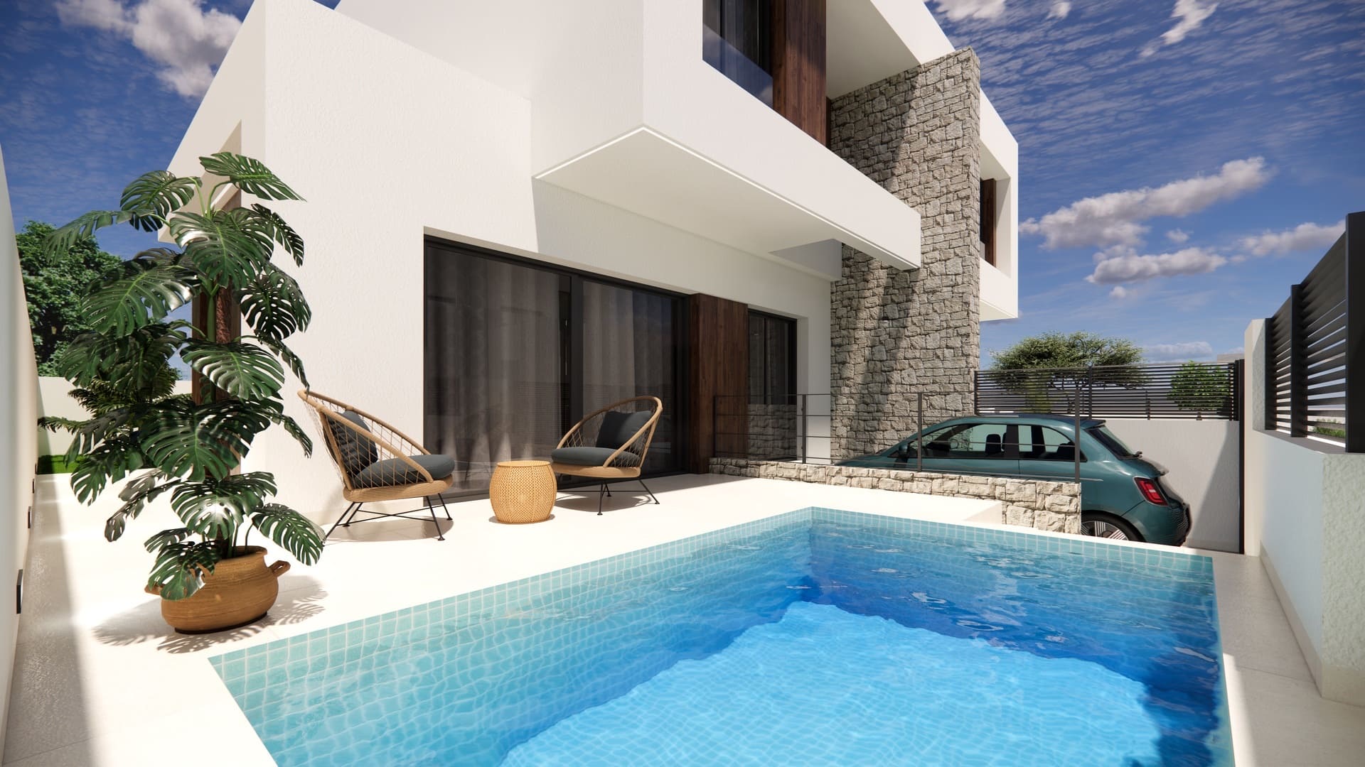 Exterior view in terraced for sale in Dolores