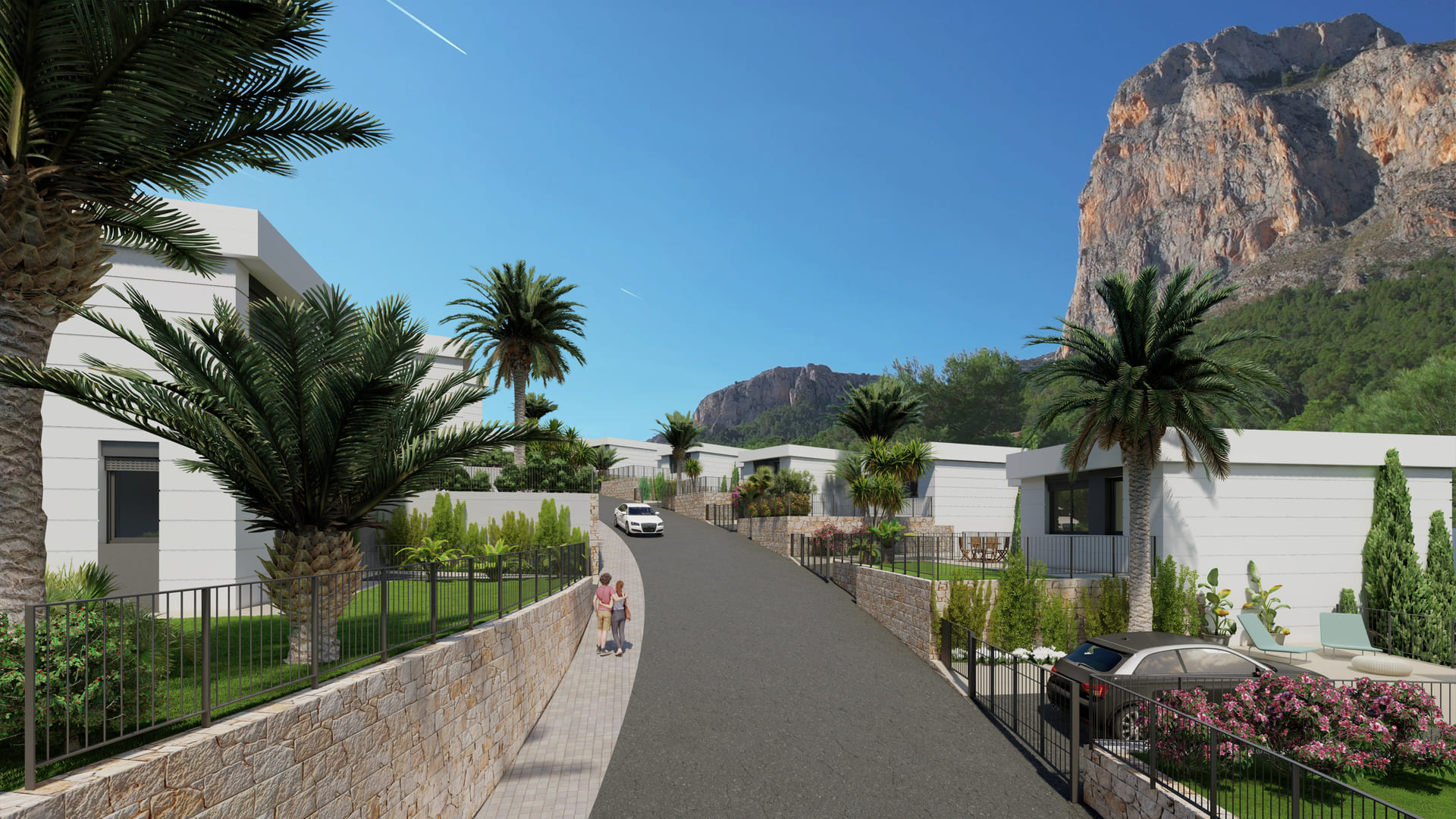 Located in the charming town of Polop, this residential complex offers 24 detached homes designed fo