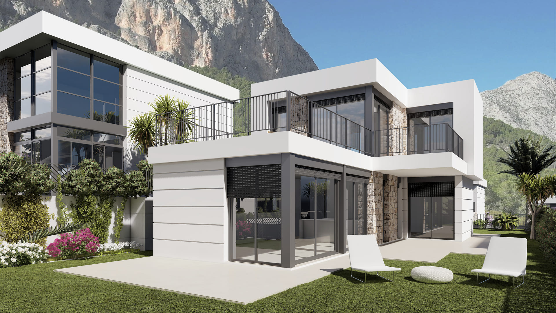 Terrace in villa for sale in Polop