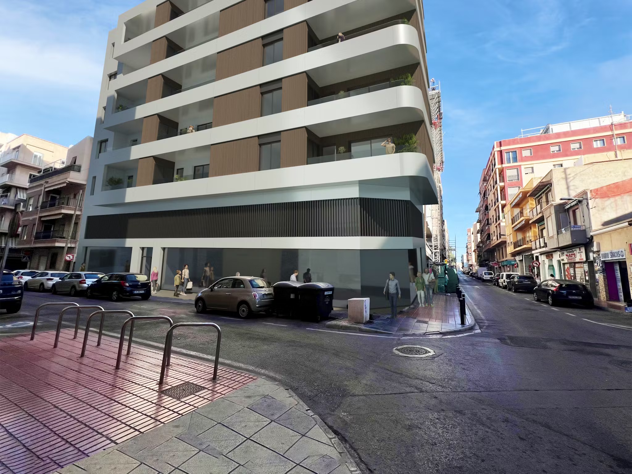 Master bedroom in apartment for sale in Santa Pola