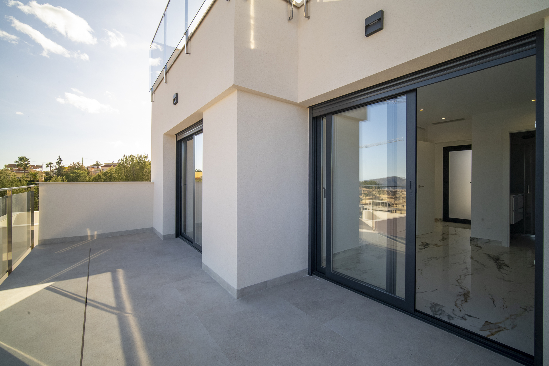 Exterior view in villa for sale in La Nucía