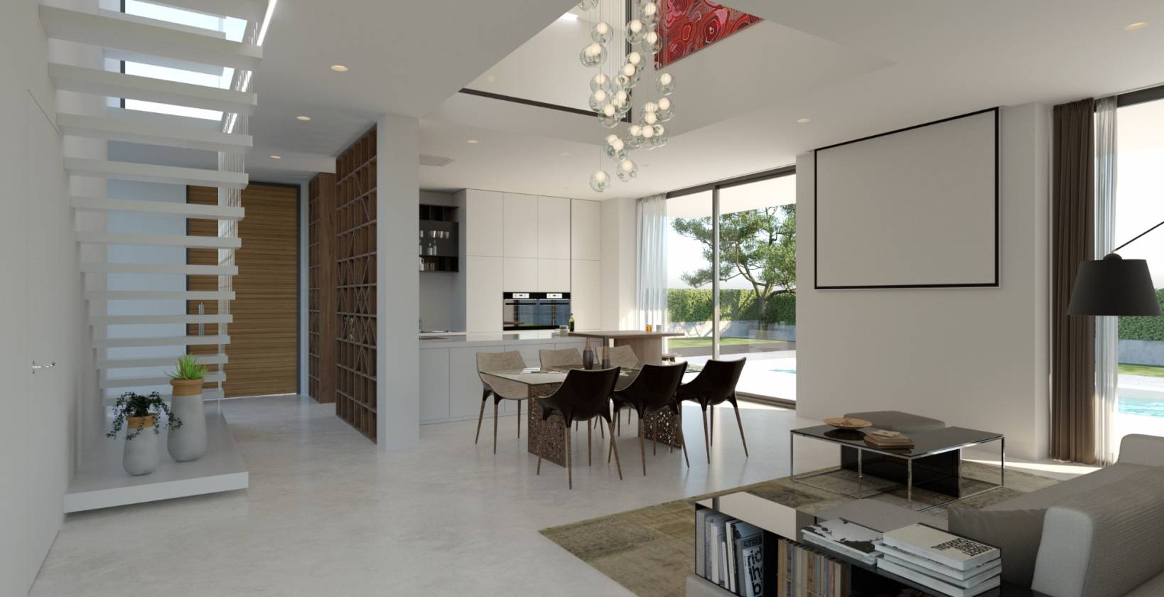Living room in villa for sale in Dehesa de Campoamor