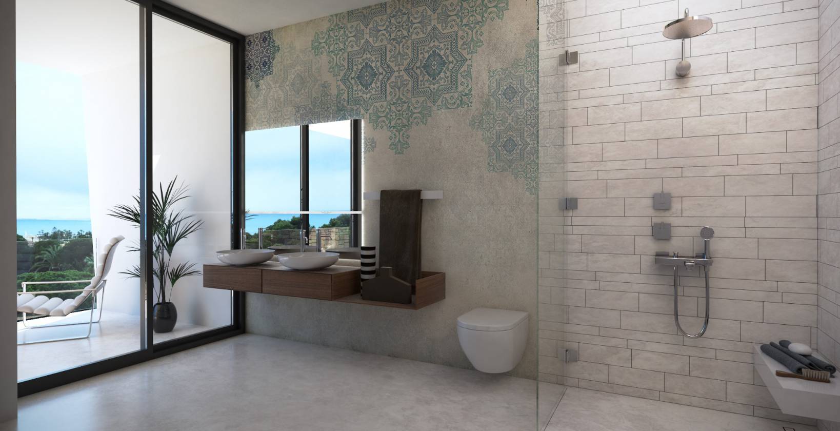 Master bedroom in villa for sale in Dehesa de Campoamor
