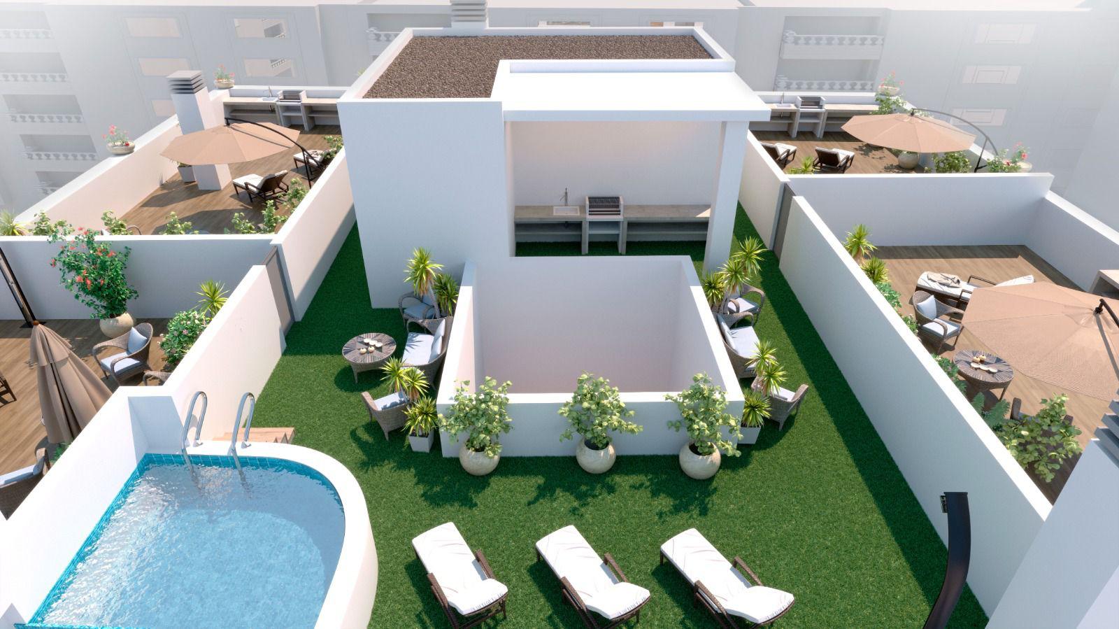Dining area in penthouse for sale in Torrevieja