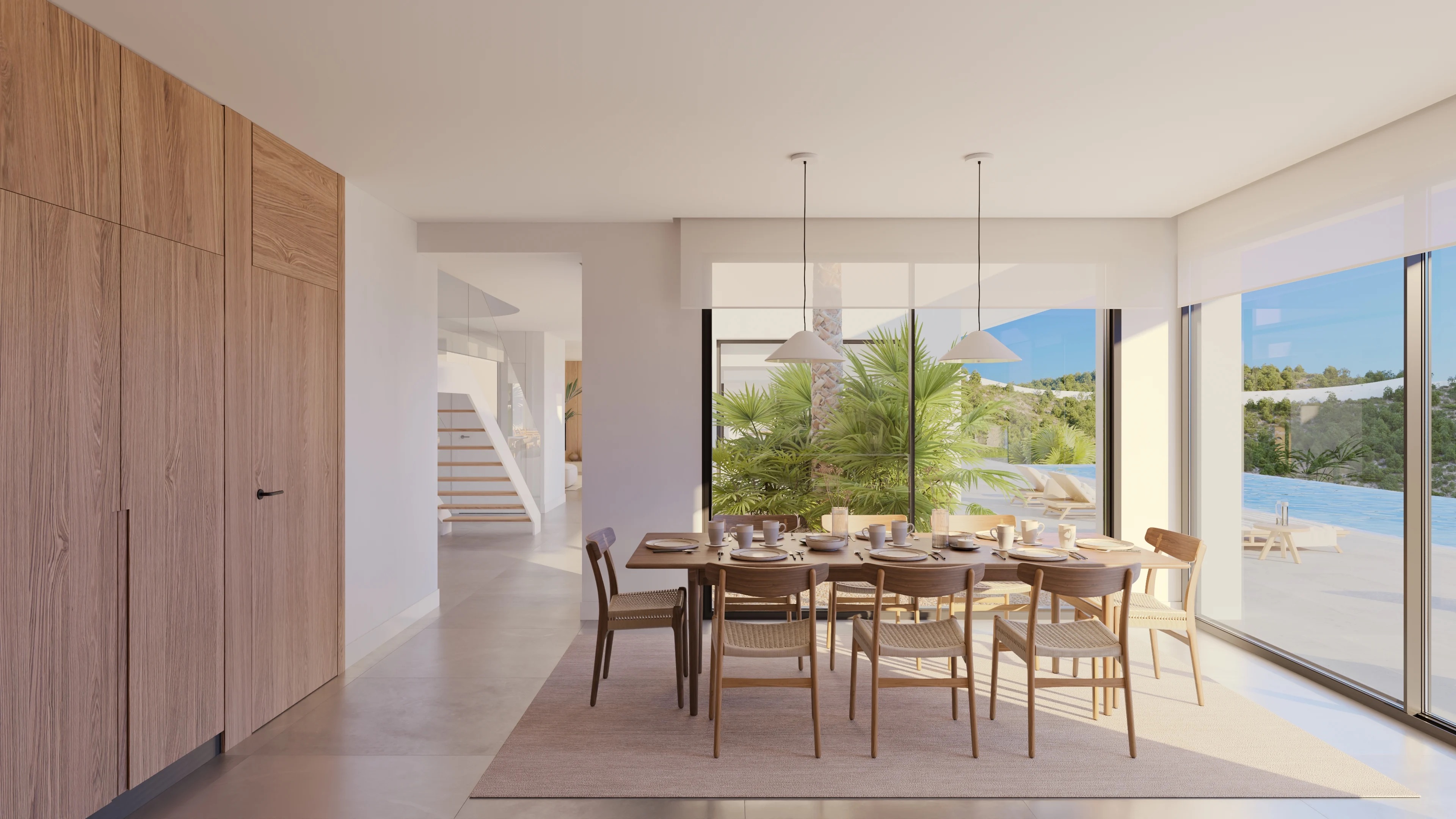 Exterior view in villa for sale in Benisa