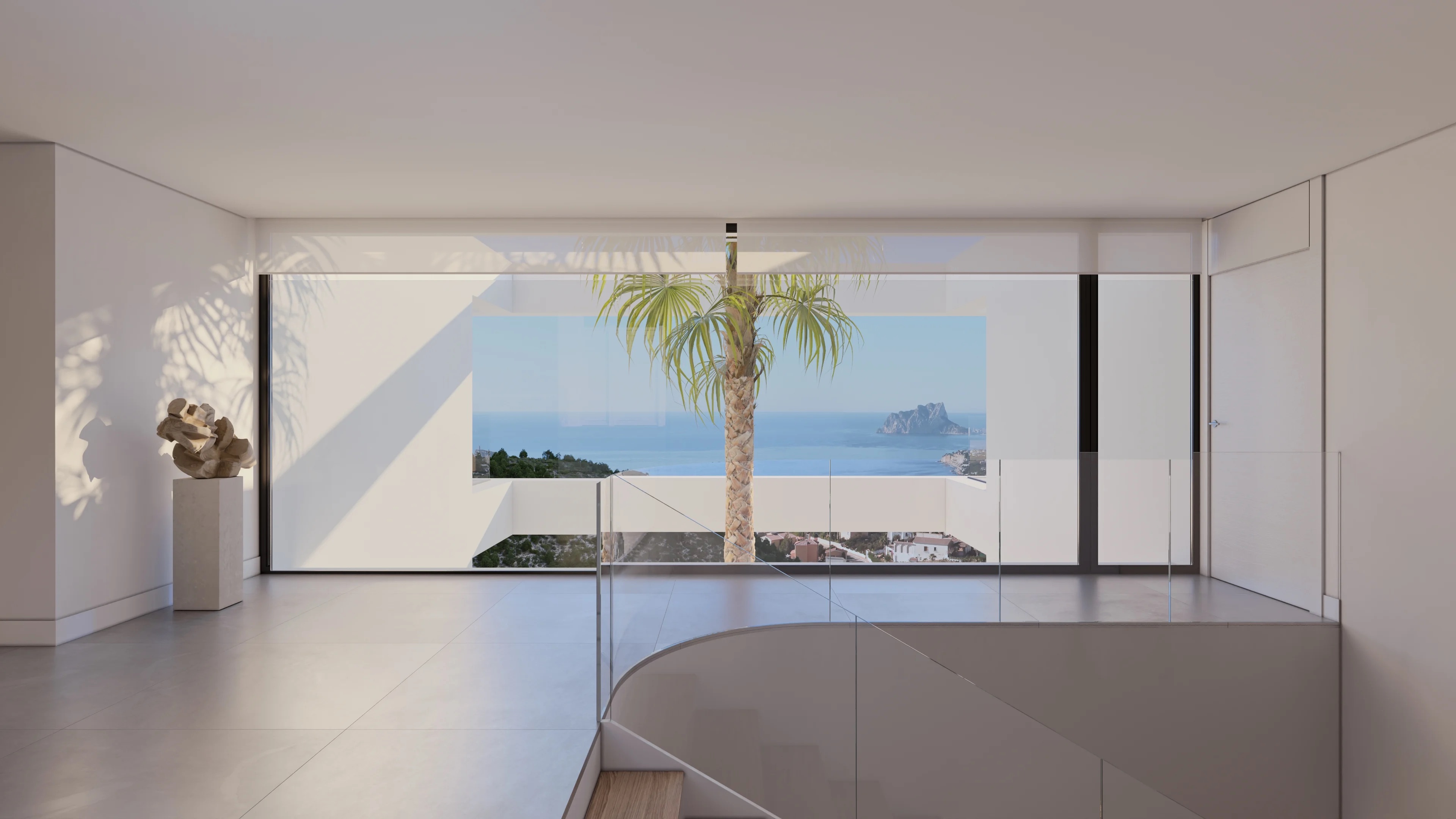 Master bedroom in villa for sale in Benisa