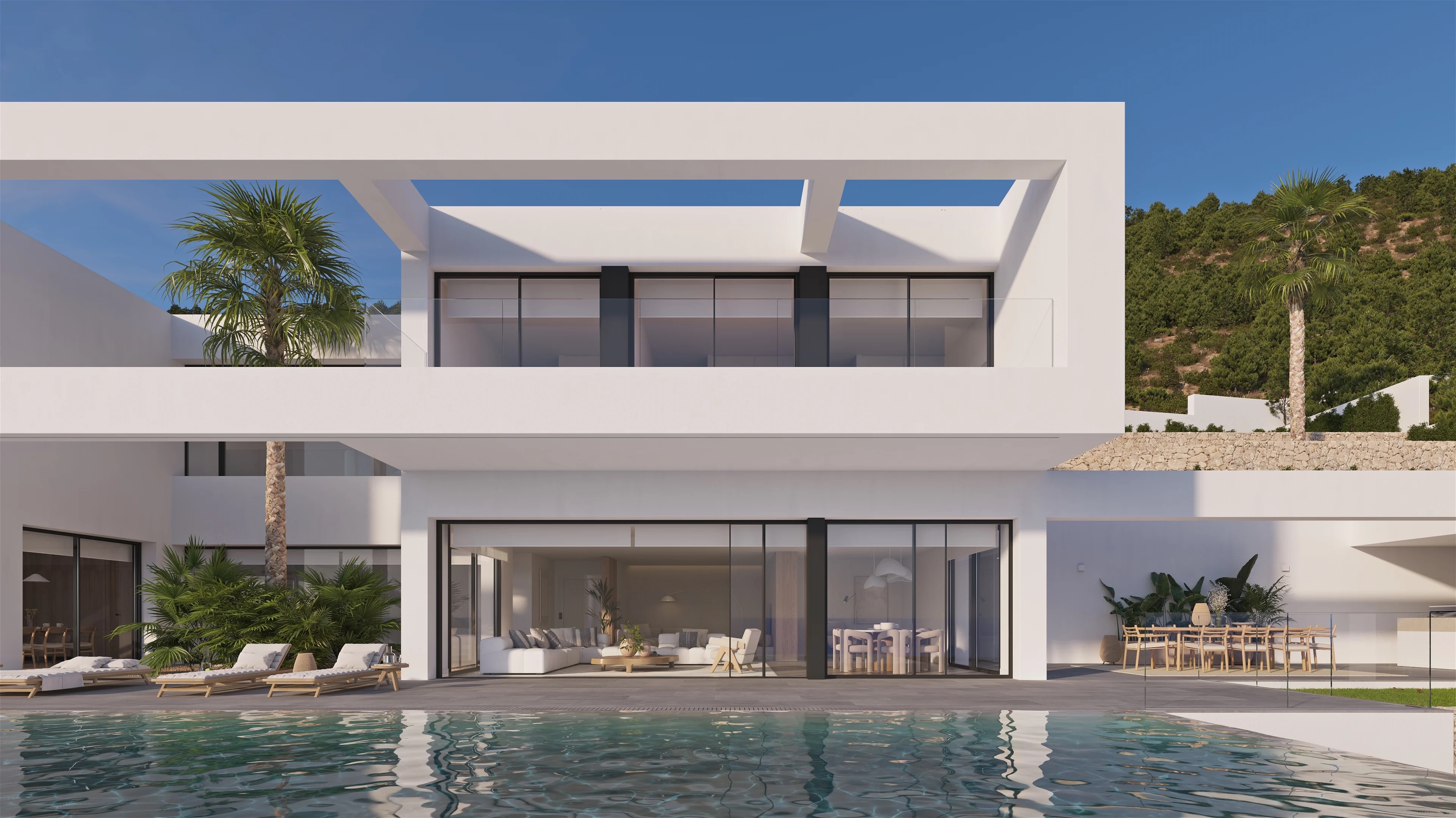 Terrace in villa for sale in Benisa