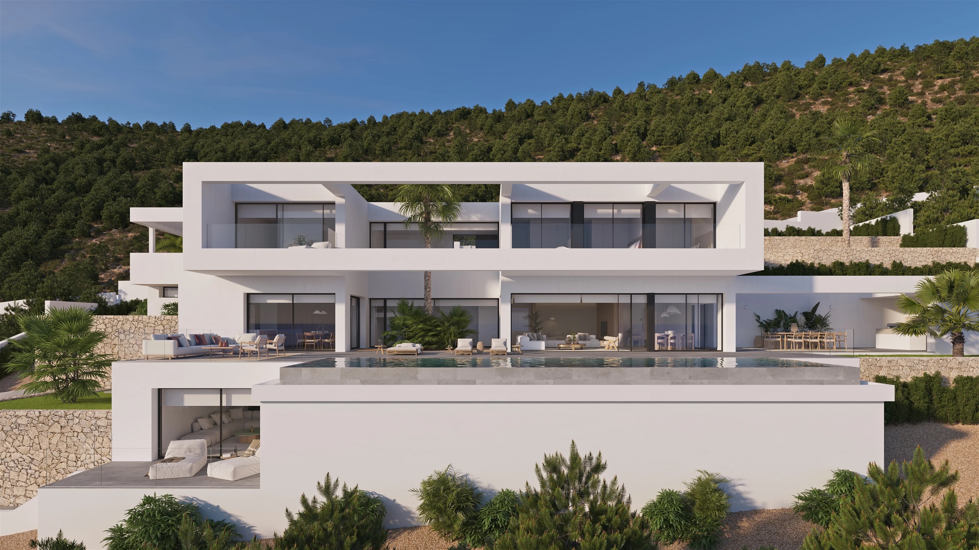 Garden in villa for sale in Benisa