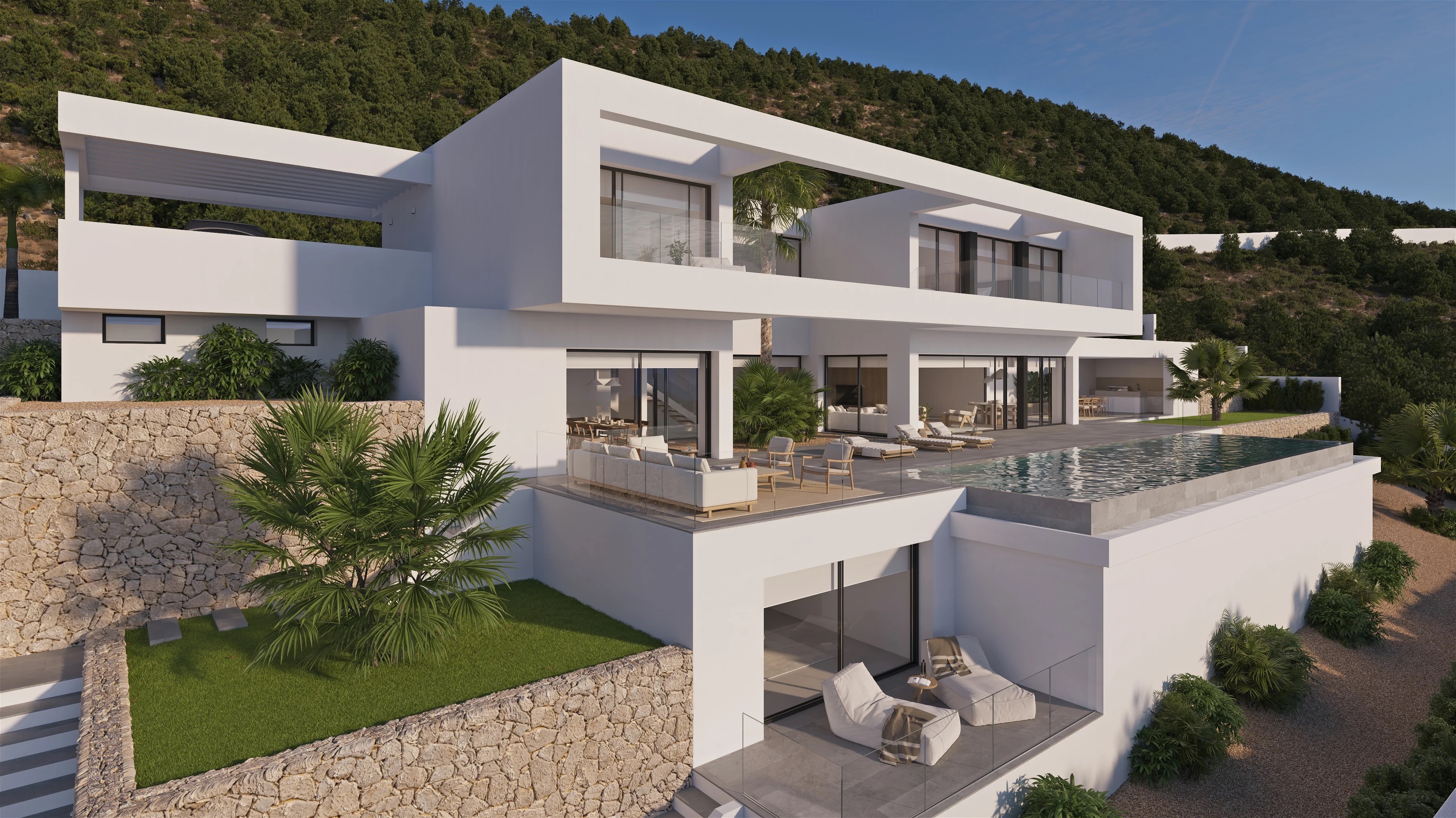 Dining area in villa for sale in Benisa